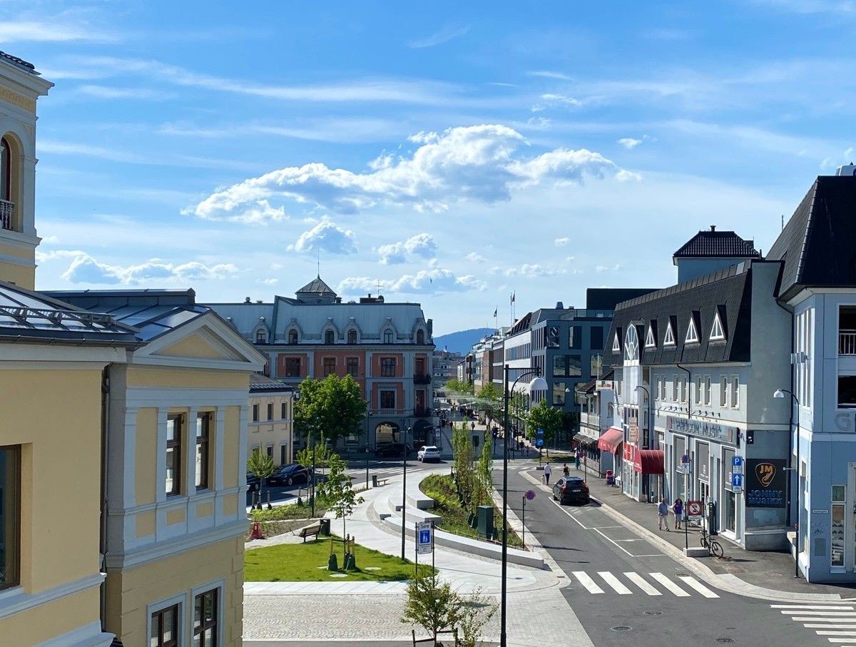 Mot gågaten Galleribilde