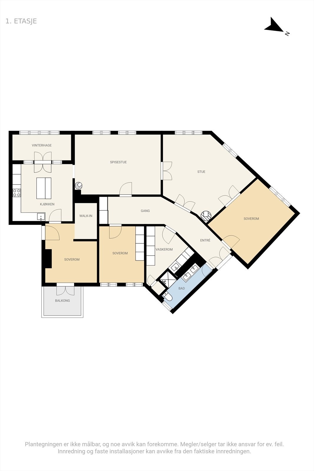 Plantegning Galleribilde