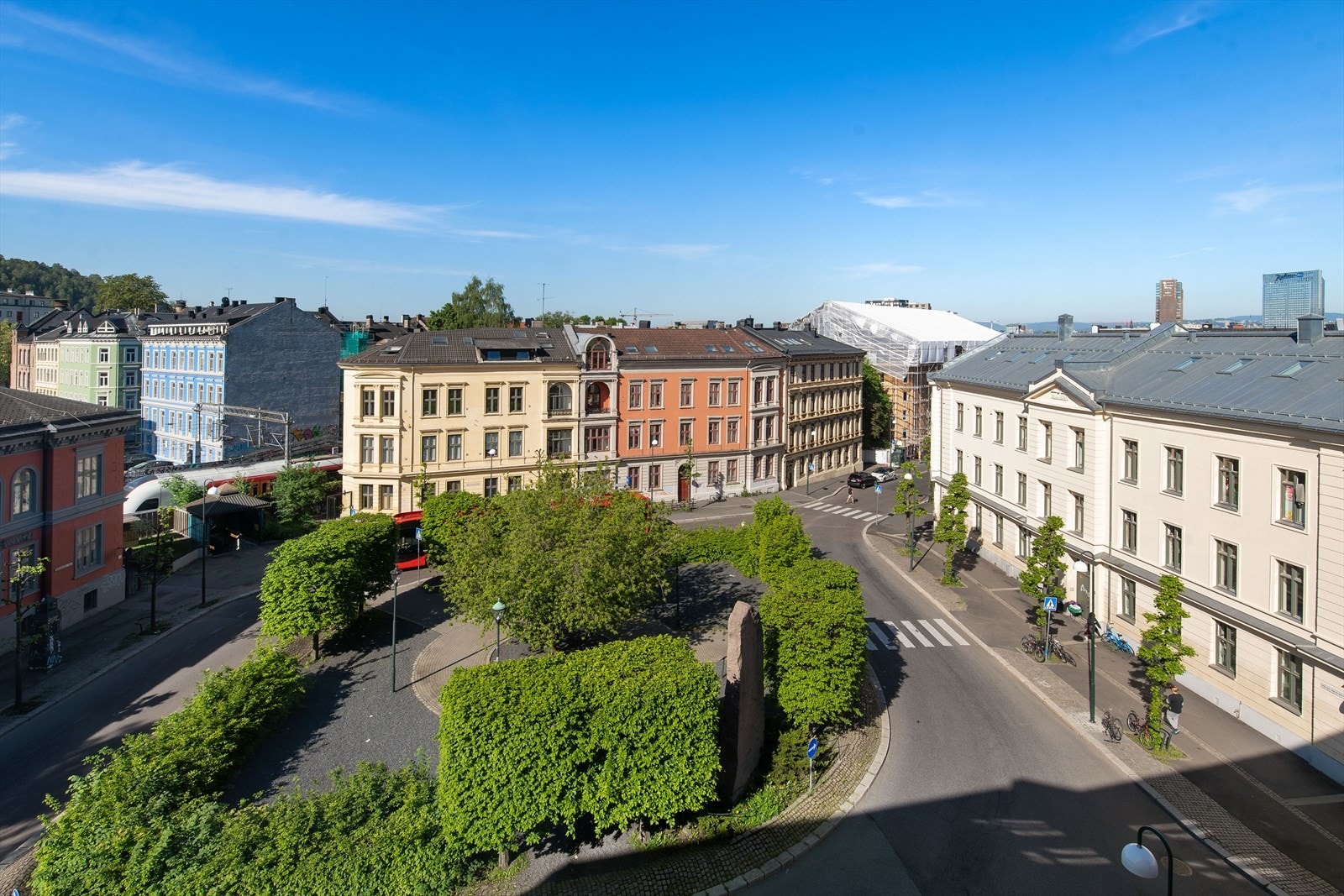 Utsiktsbilde tatt fra vinterhagen Galleribilde