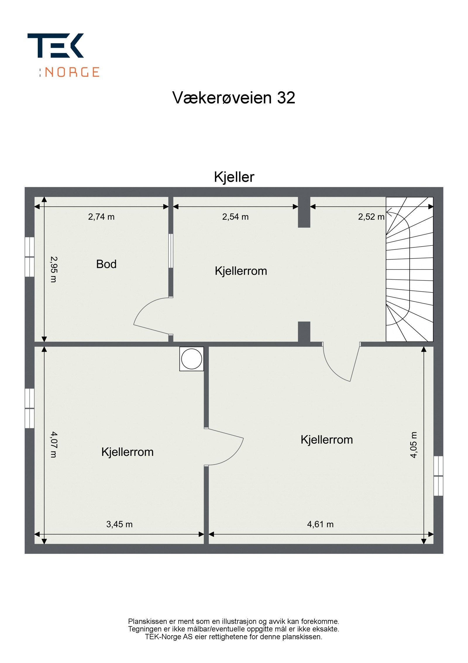 Planløsning enebolig Galleribilde