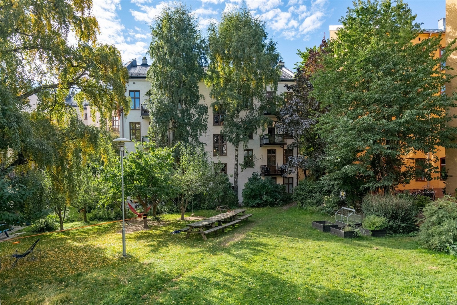 Fellesområde for beboerne i borettslaget. Galleribilde