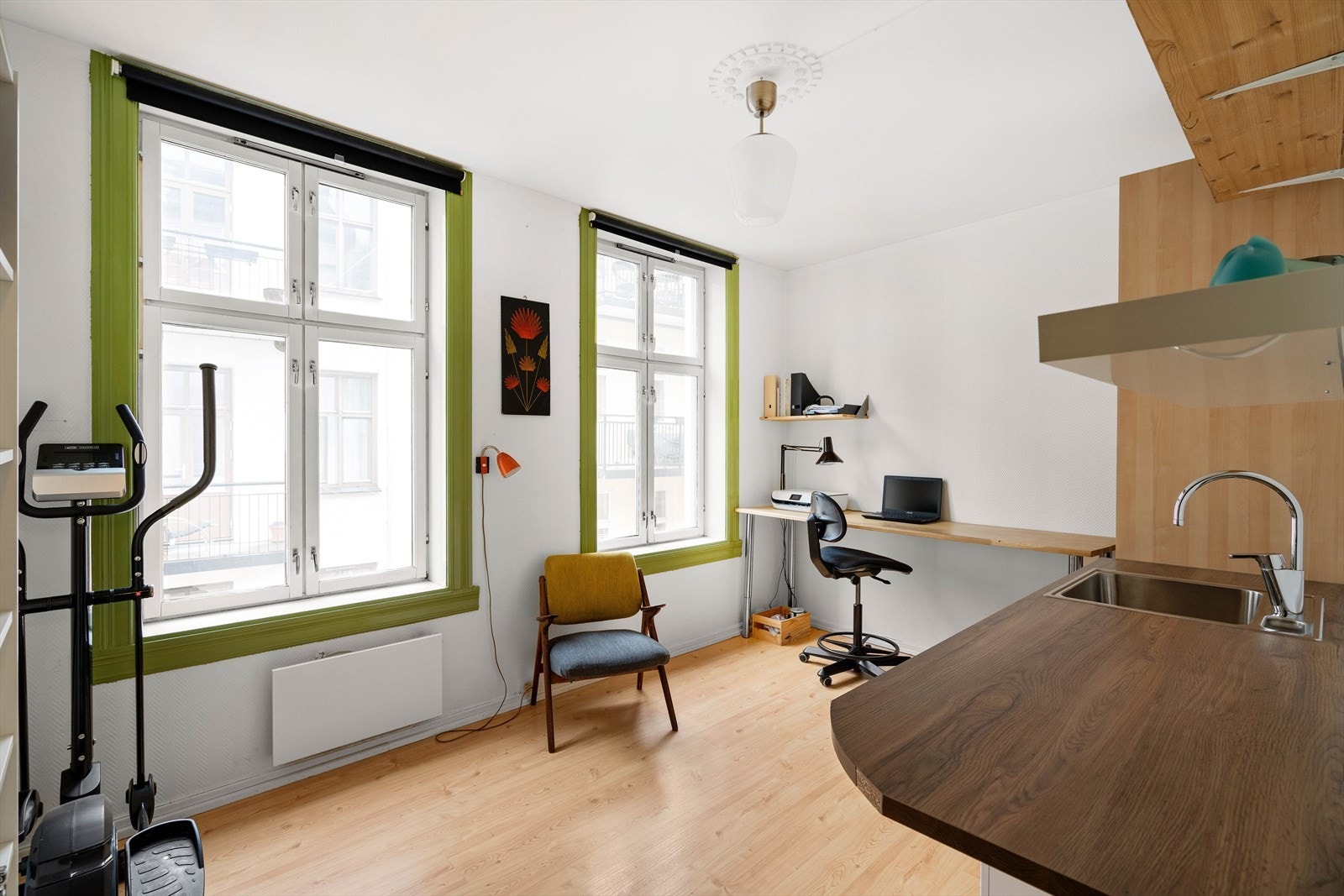 Soverom 2 med innlagt vann og avløp. Galleribilde