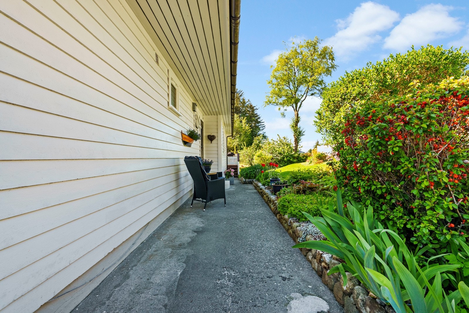 Inngangsparti til boligen Galleribilde