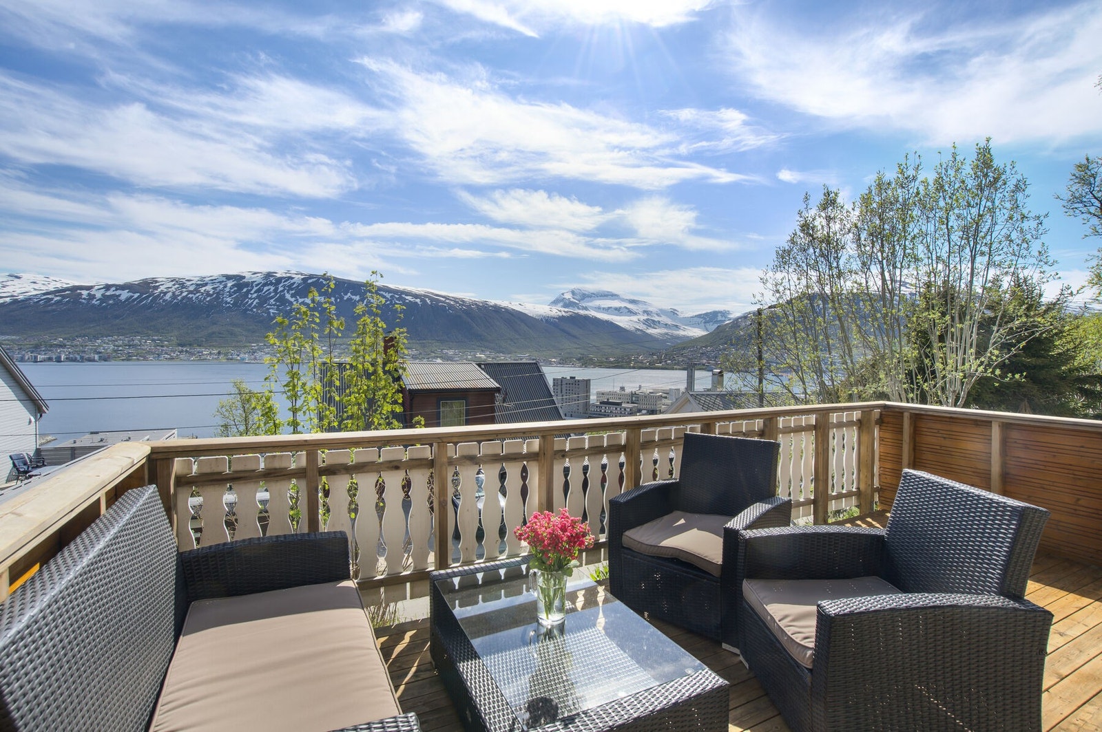 Her kan du nyte fine sommerdager utendørs. Galleribilde