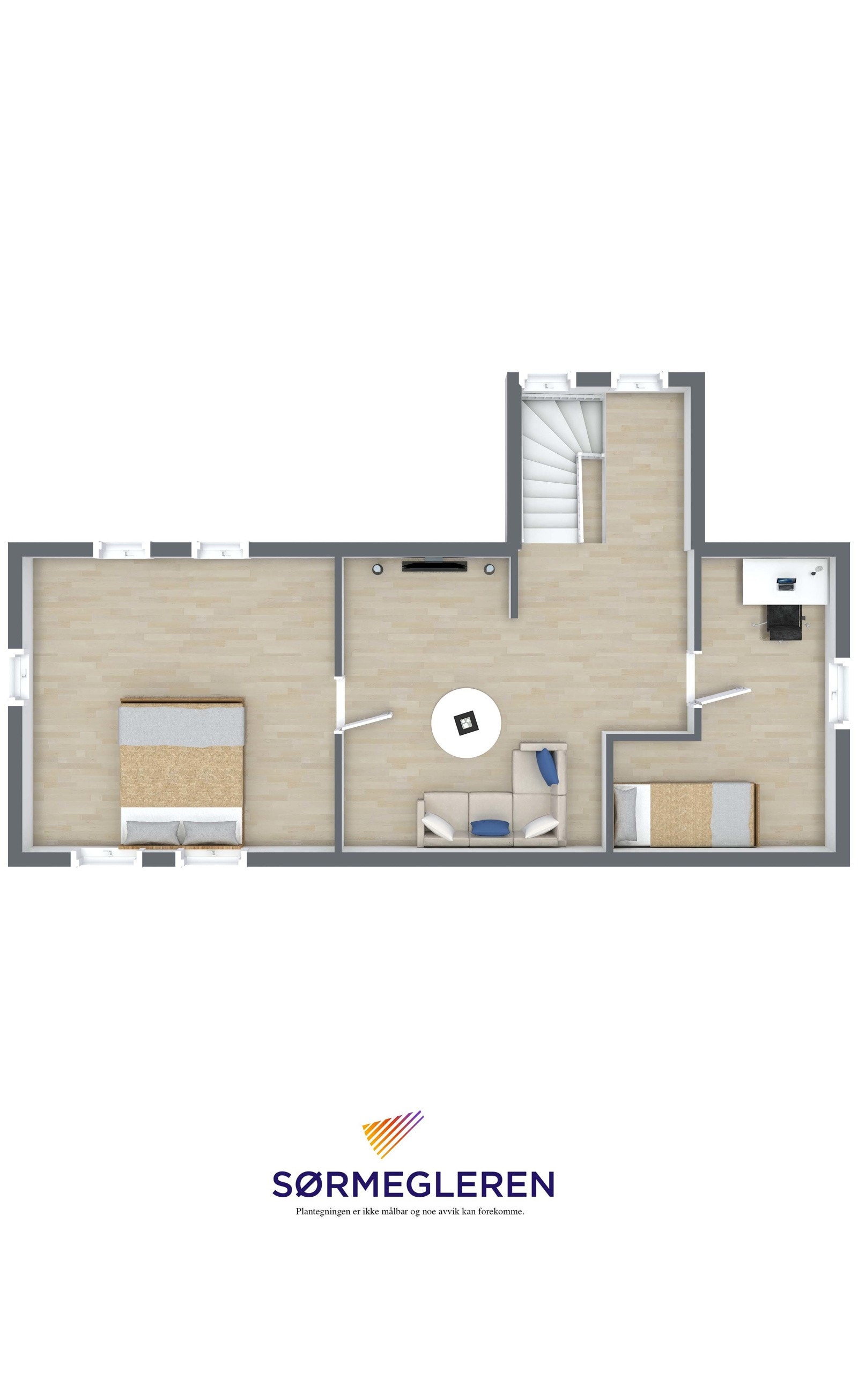 Plantegning 2. etg. Galleribilde