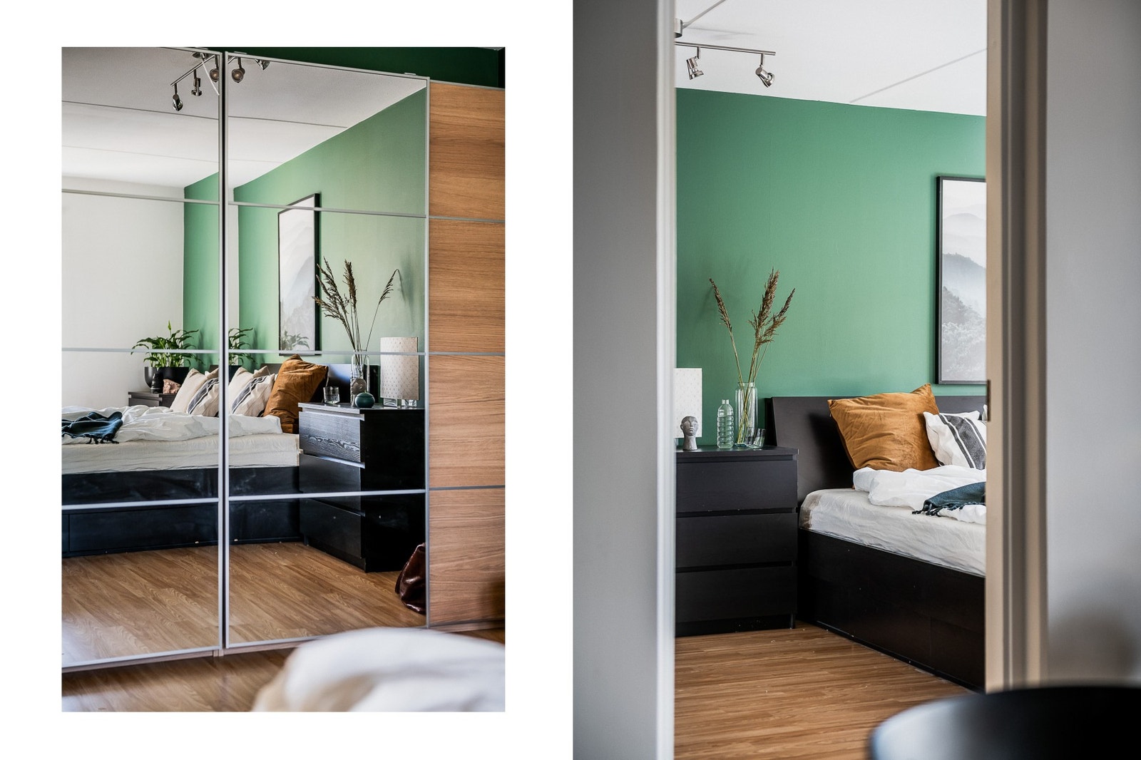 Smart lagringsplass i skyvedørsgarderobe. Galleribilde