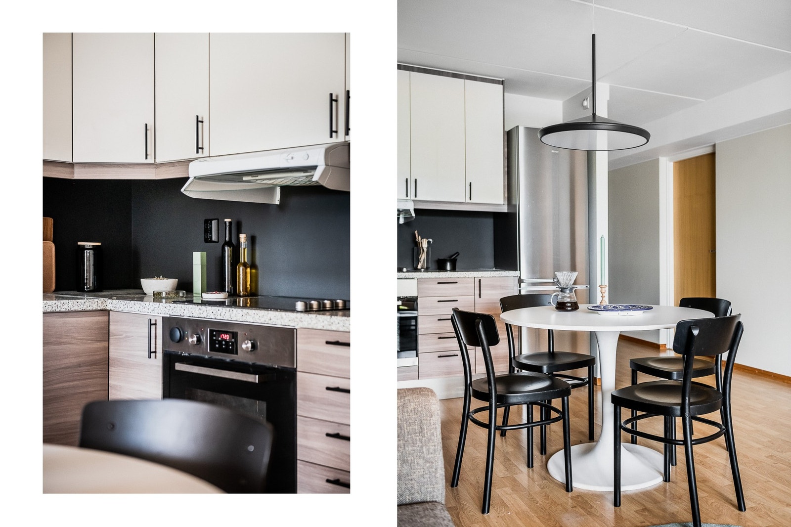 Praktisk areal for spisebord. Galleribilde