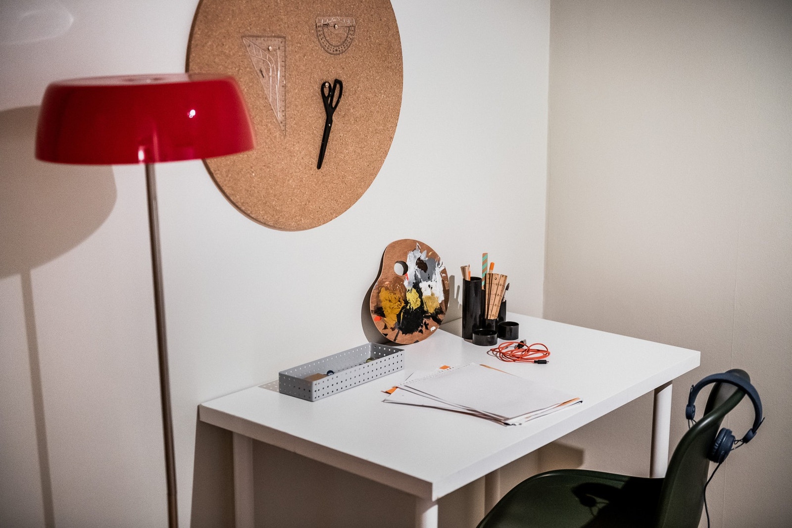 En smart plass for hjemmekontor. Galleribilde