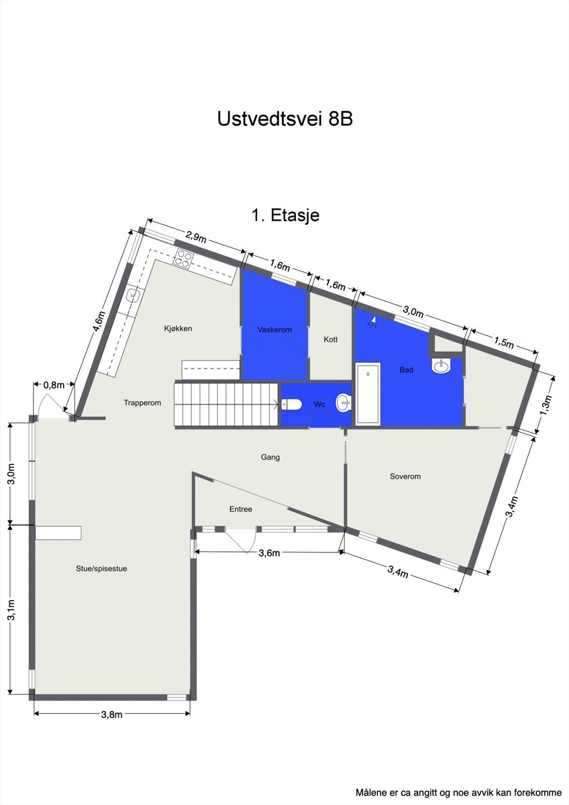 Planløsning 1.etasje. Galleribilde