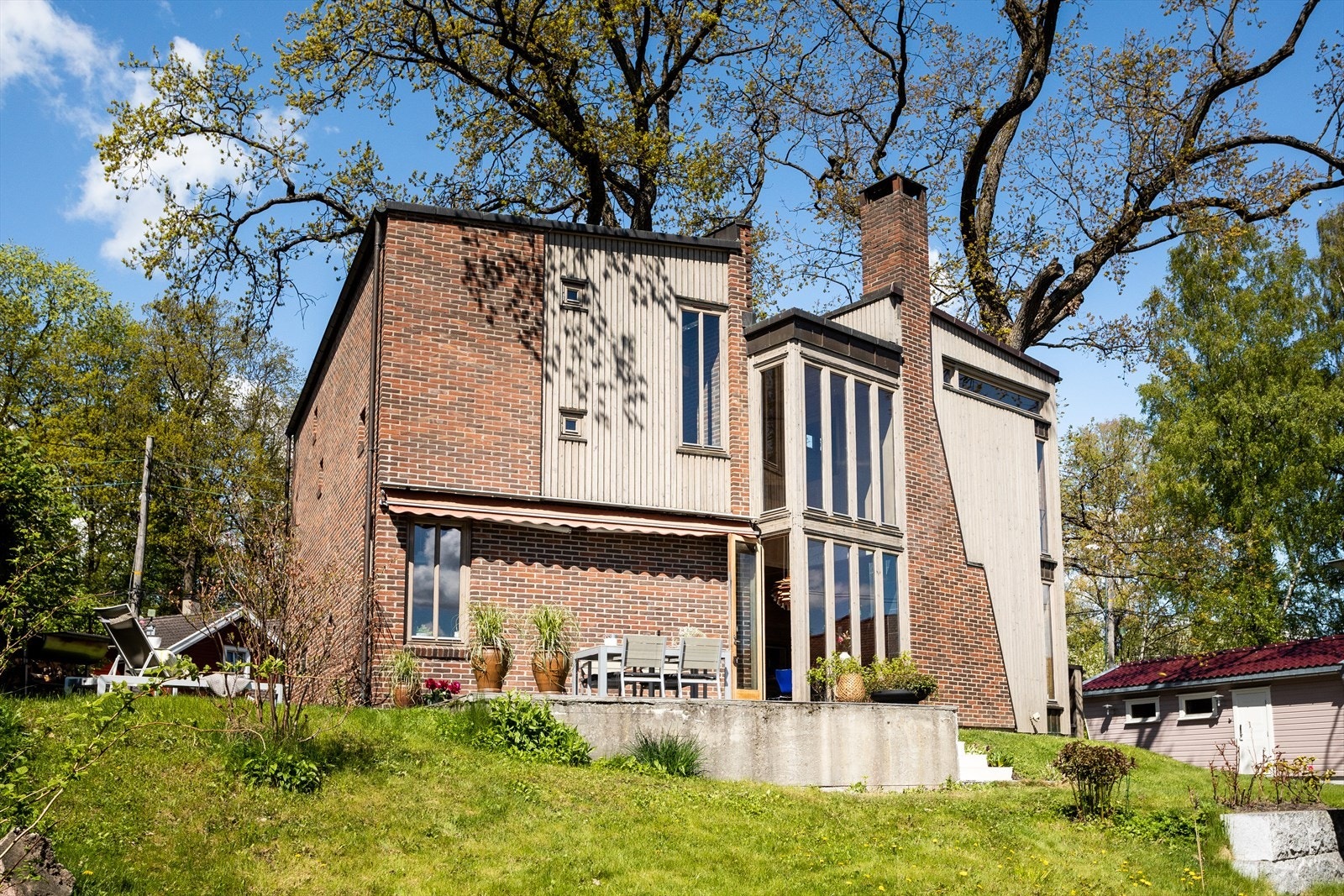 Fasade sett fra syd. Galleribilde