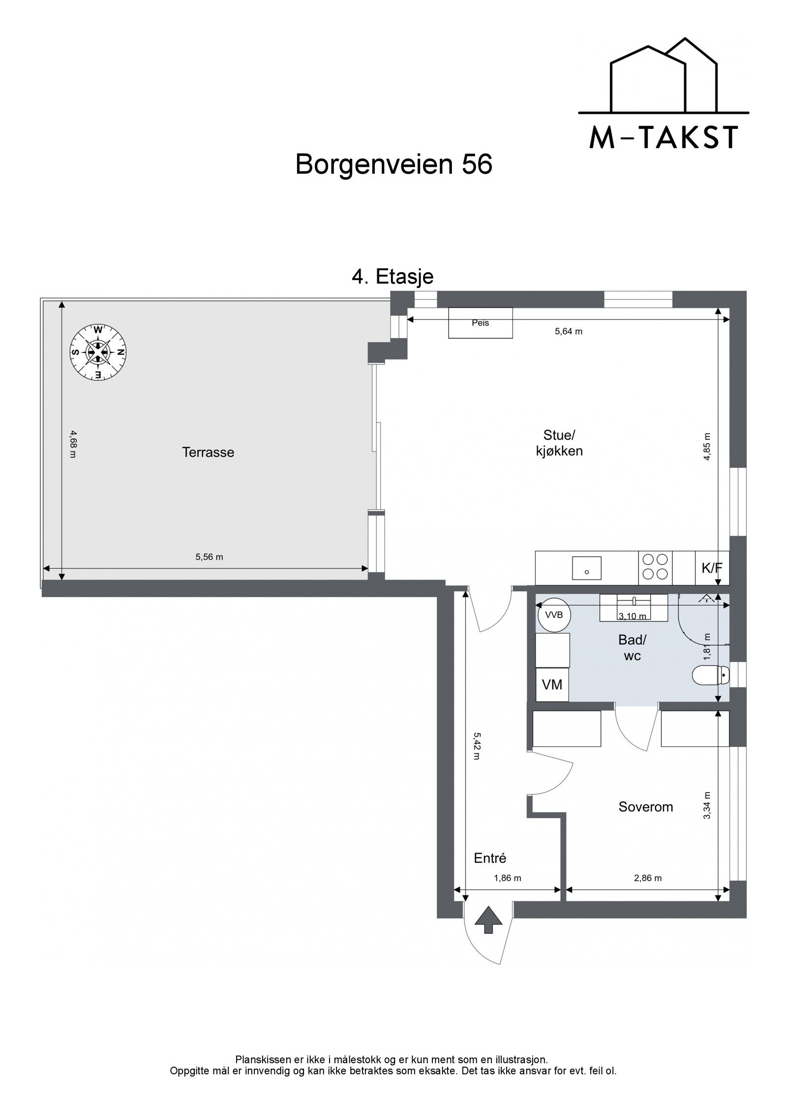 Borgenveien 56 - 4. Etasje Galleribilde