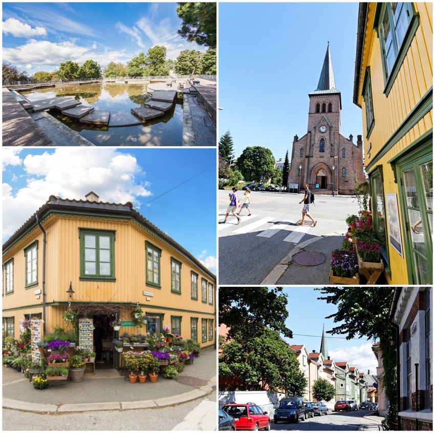 Idylliske Kampen er kjent for sine trehus, sjarmerende butikker og nostalgiske stemning. Galleribilde