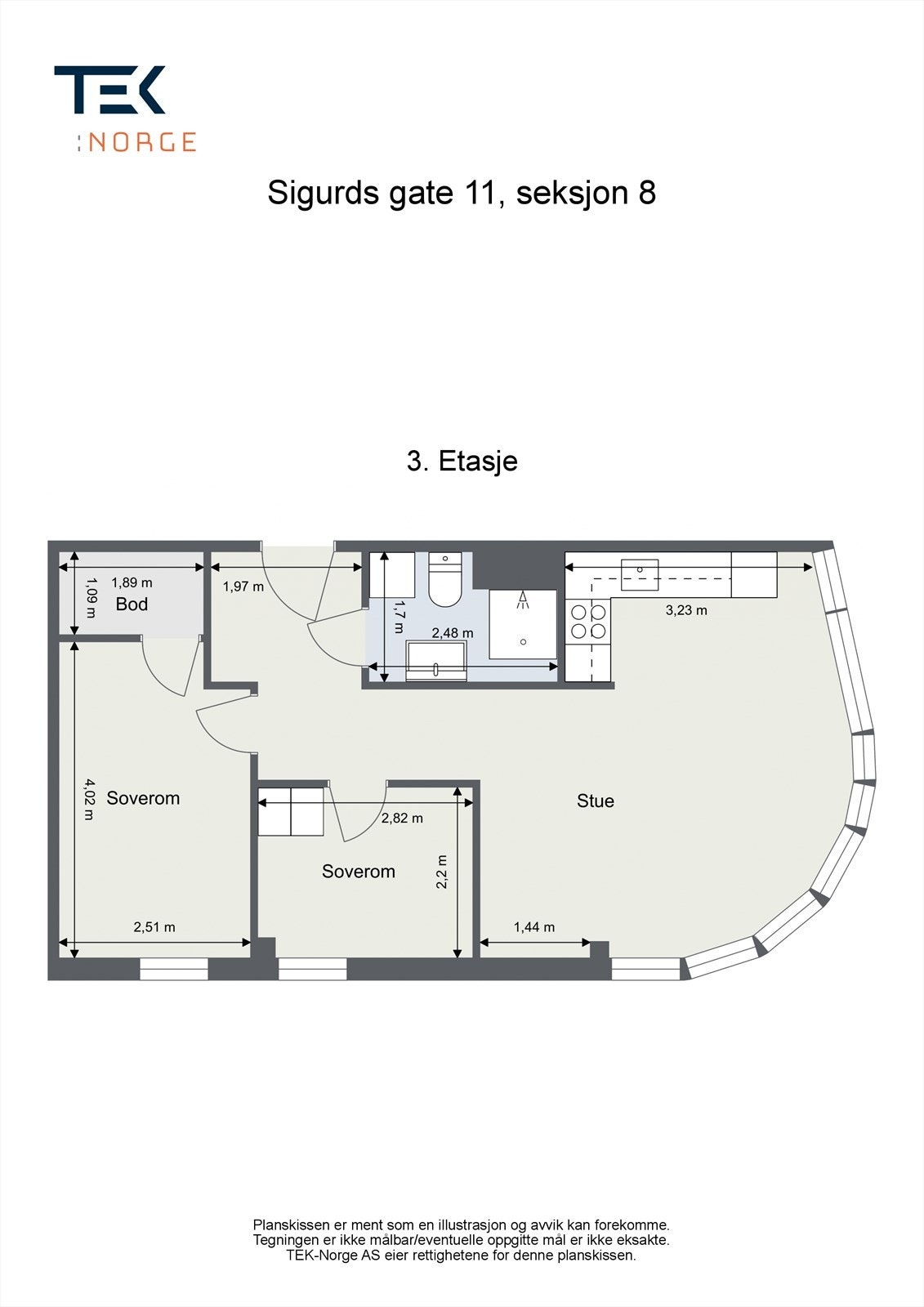 Plantegning Galleribilde