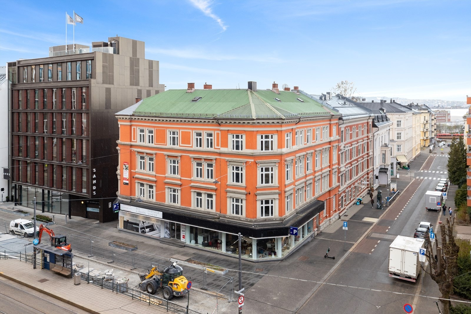 Utsikt fra balkong. Galleribilde