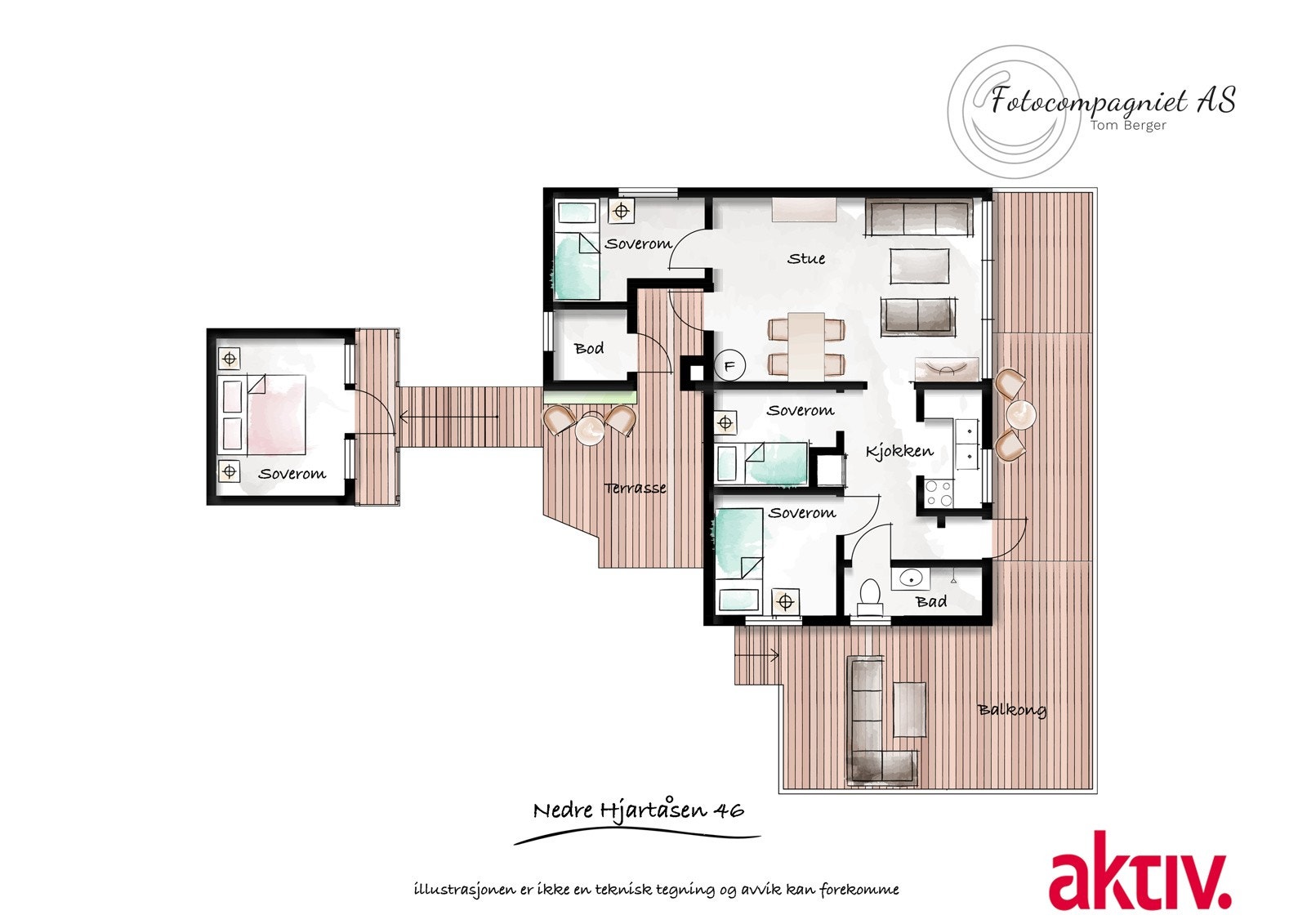 Planskisse Galleribilde