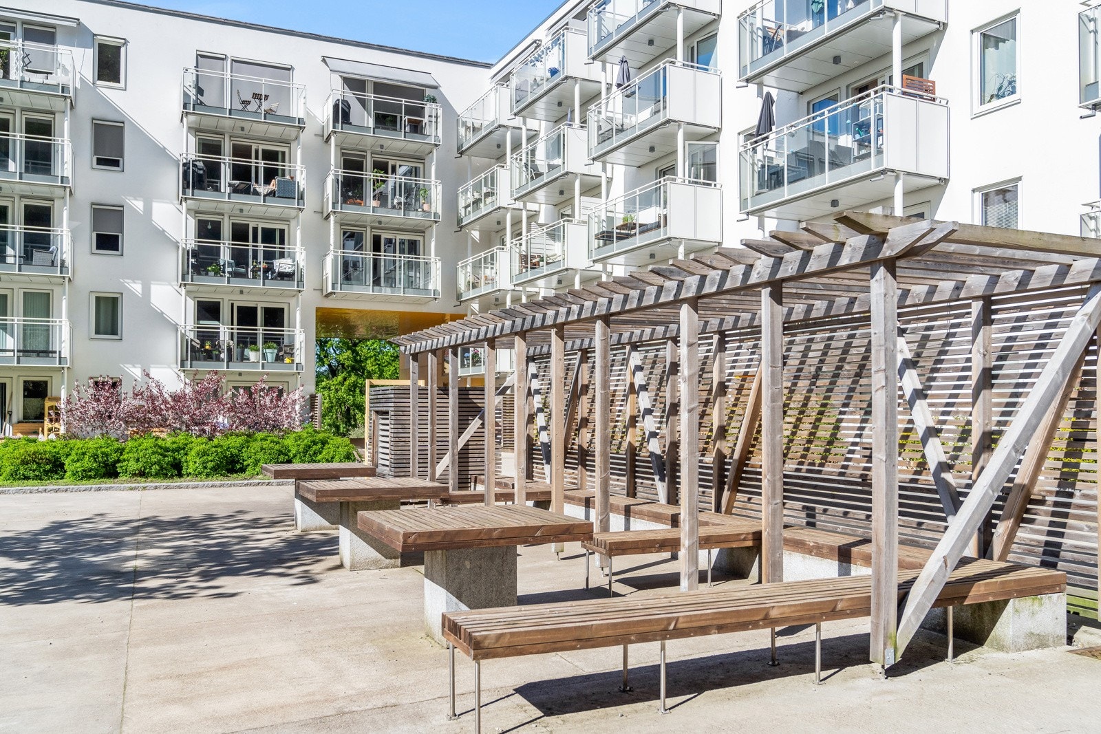 I fellesområdene er det hyggelige sittegrupper. Galleribilde