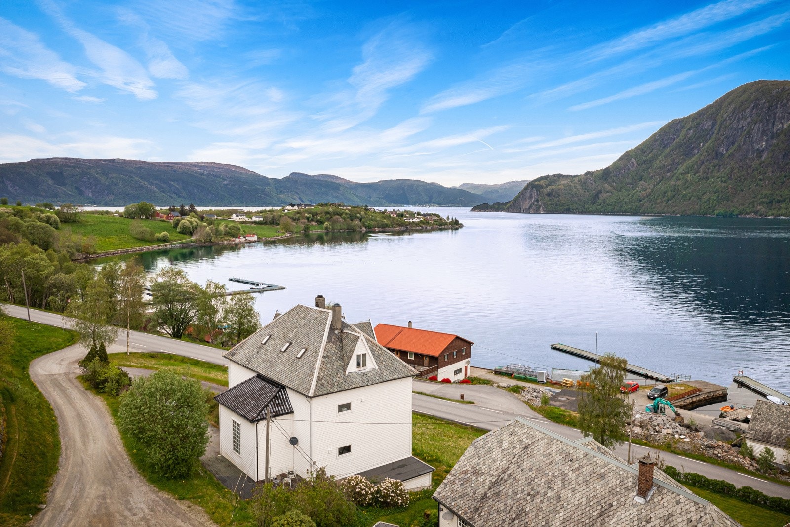 Fantastisk utsikt fra bustaden over Risnefjorden. Galleribilde