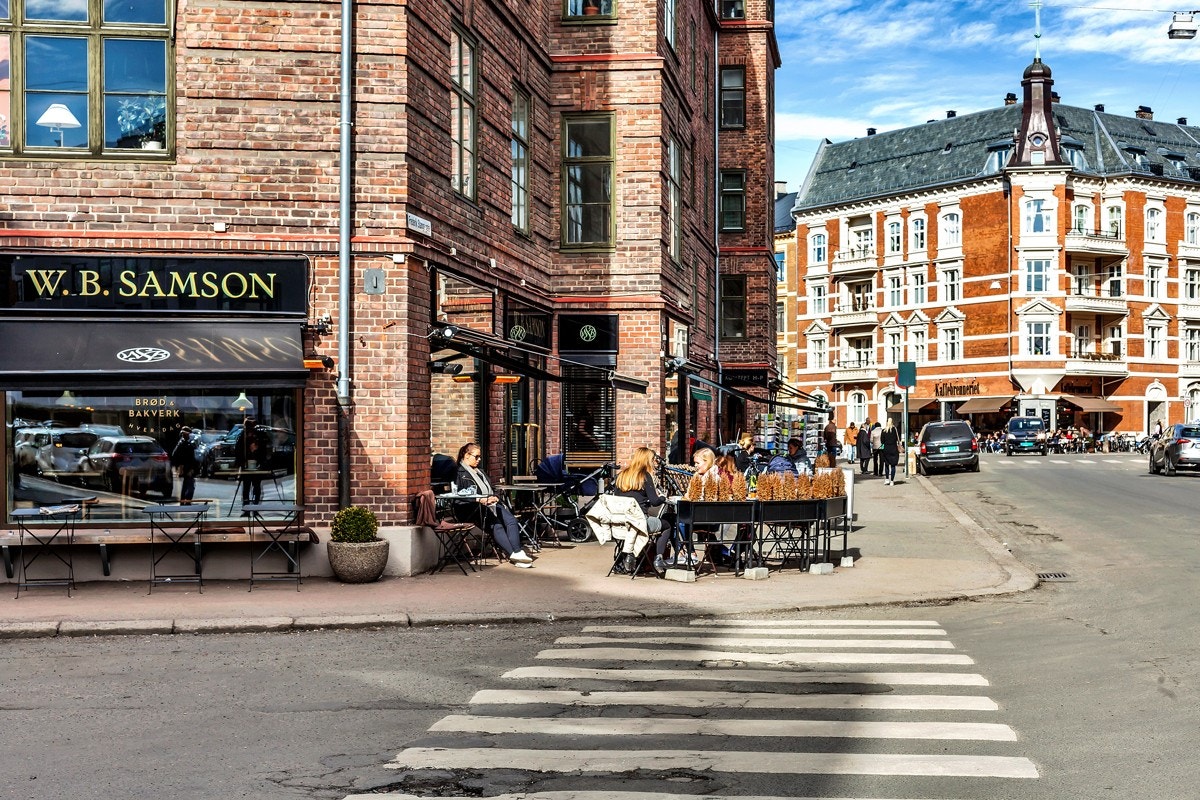 W.B. Samson ligger rett ved leiligheten. Galleribilde