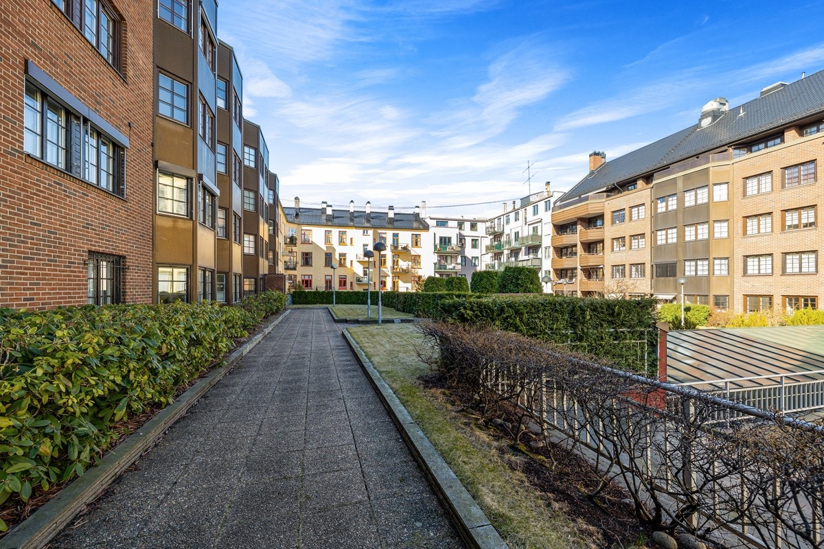 Sameiet har pent opparbeidede fellesarealer. Galleribilde