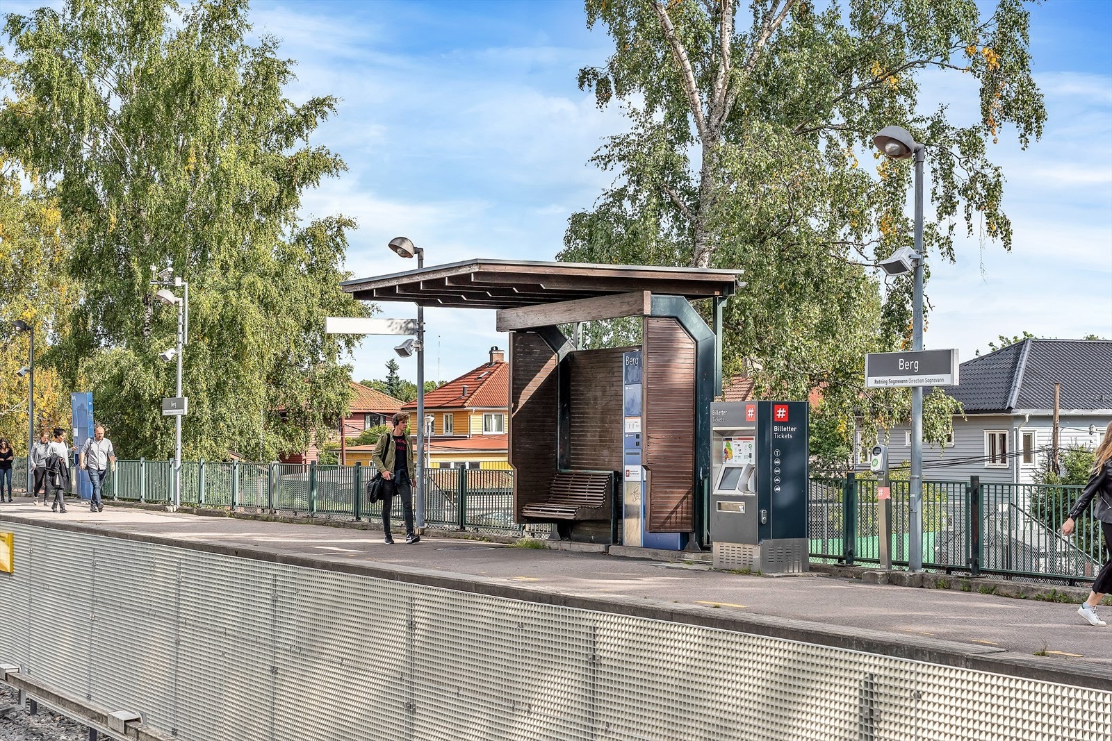 Berg trikkestasjon Galleribilde