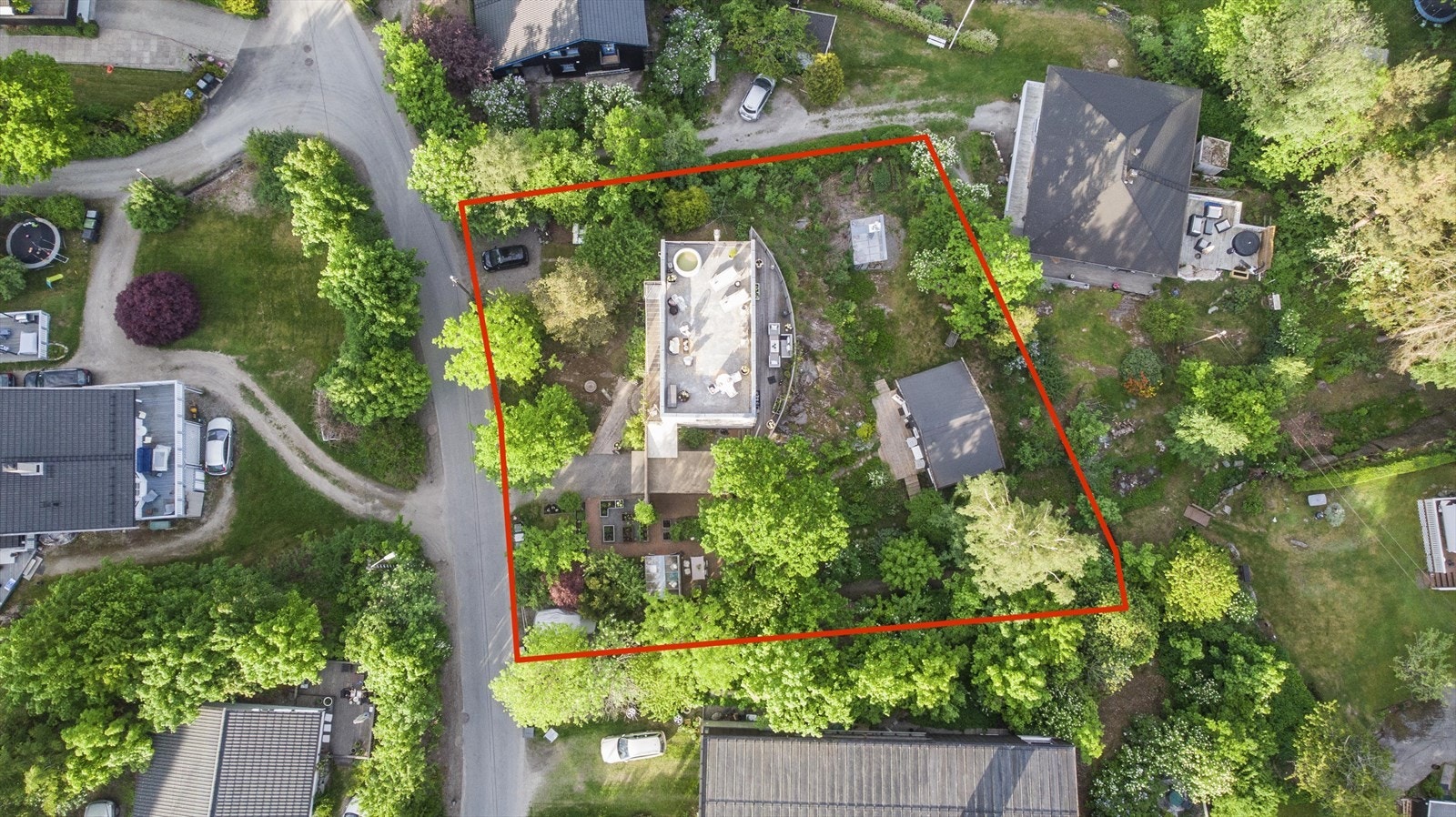 Dronefoto Galleribilde