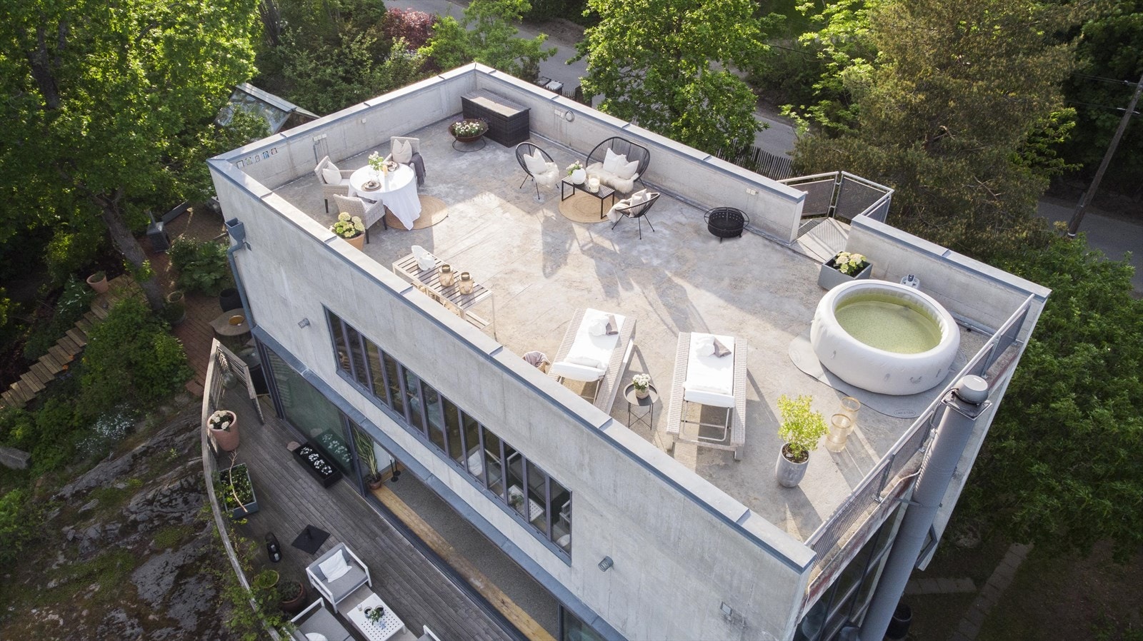 Dronefoto Galleribilde