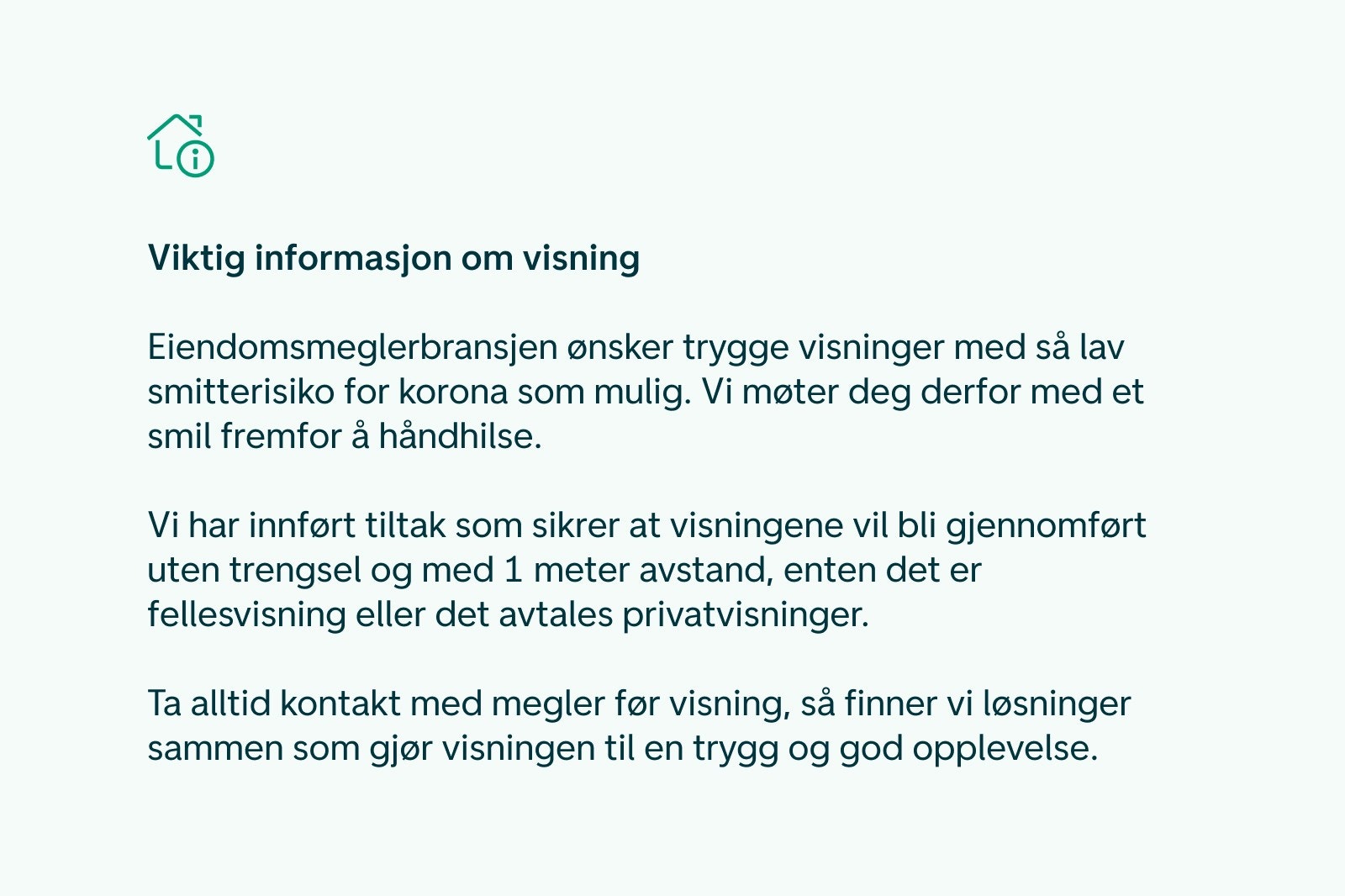 Vitkig informasjon rundt visning. Galleribilde