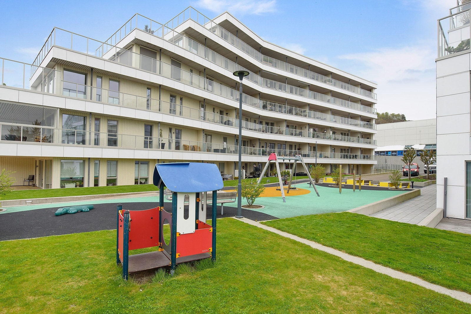 Fasade/fellesområdet. Galleribilde