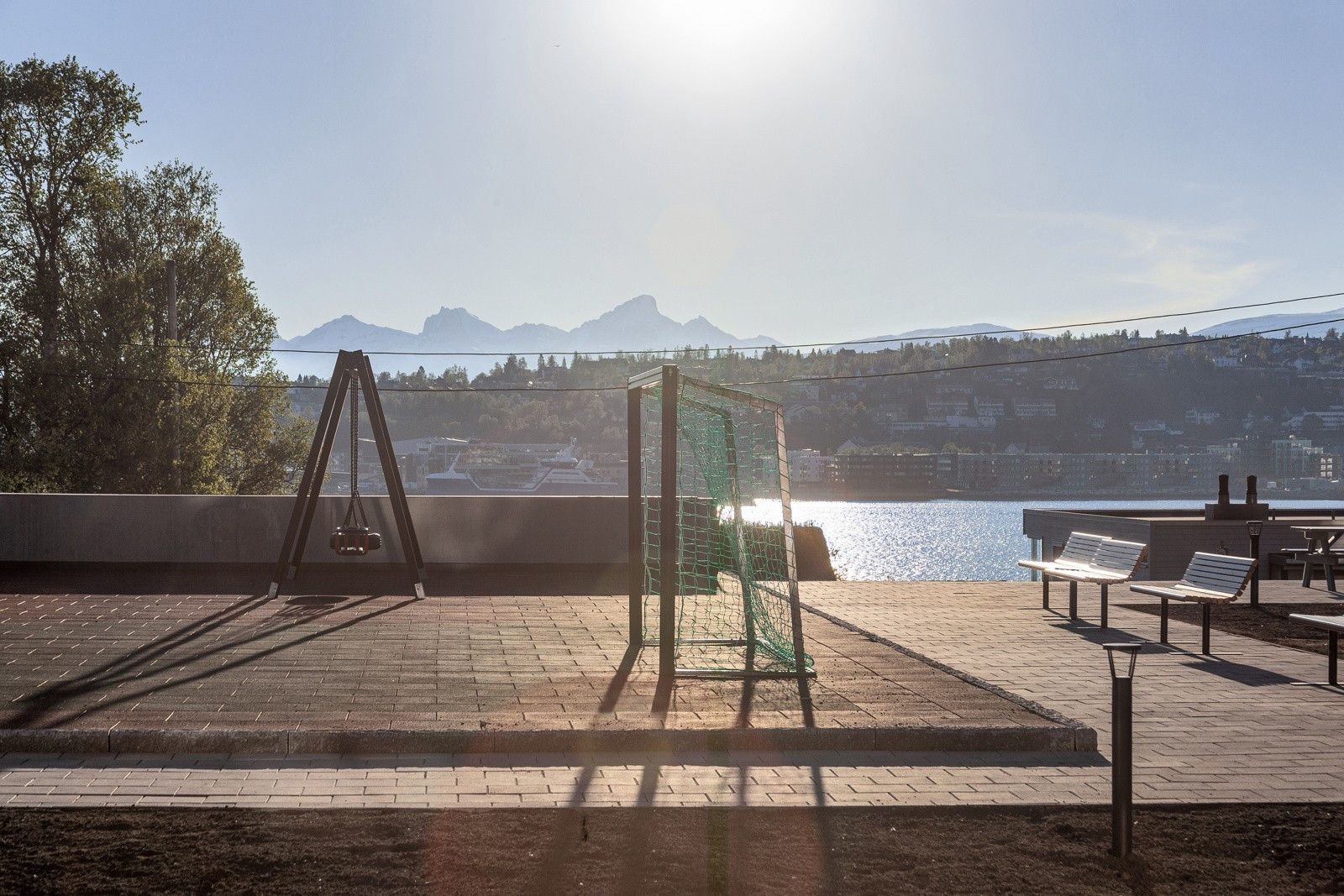Solgangen i Solsia Park er upåklagelig