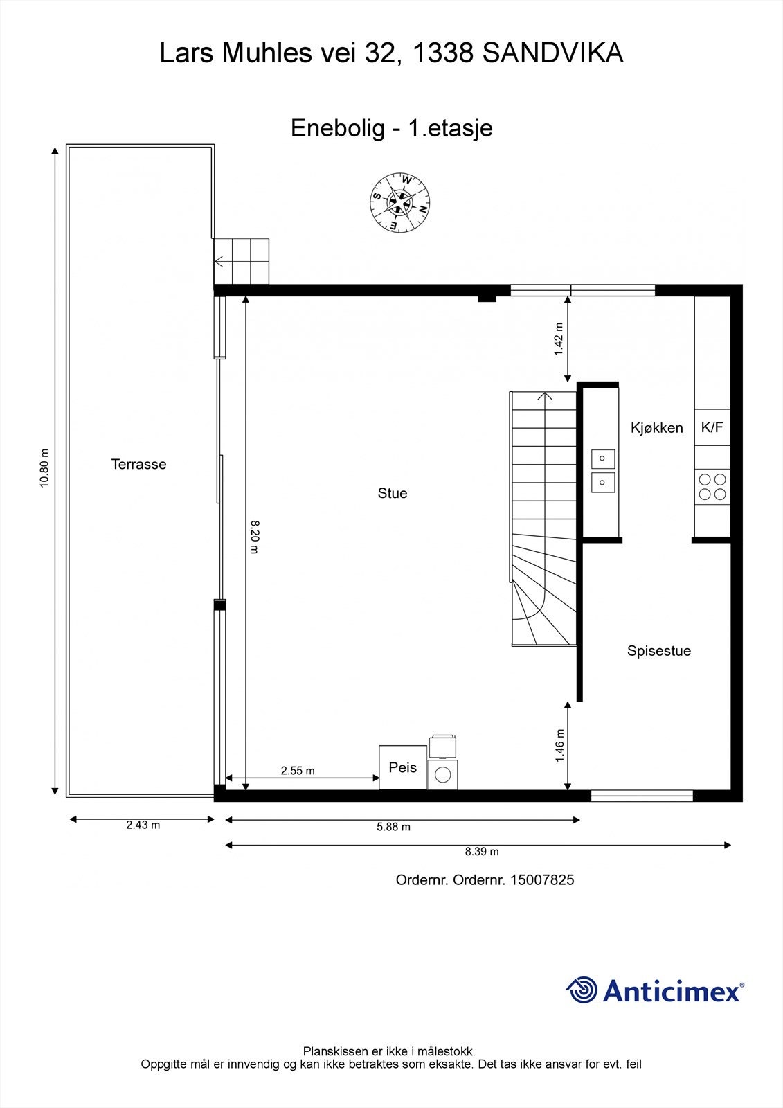 Plantegning 2. etg Galleribilde