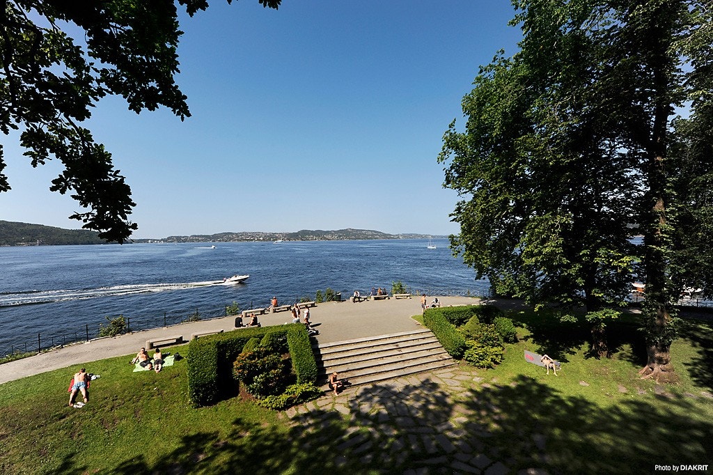 I motsatt retning fra sentrum ligger idylliske Nordnes parken. Galleribilde