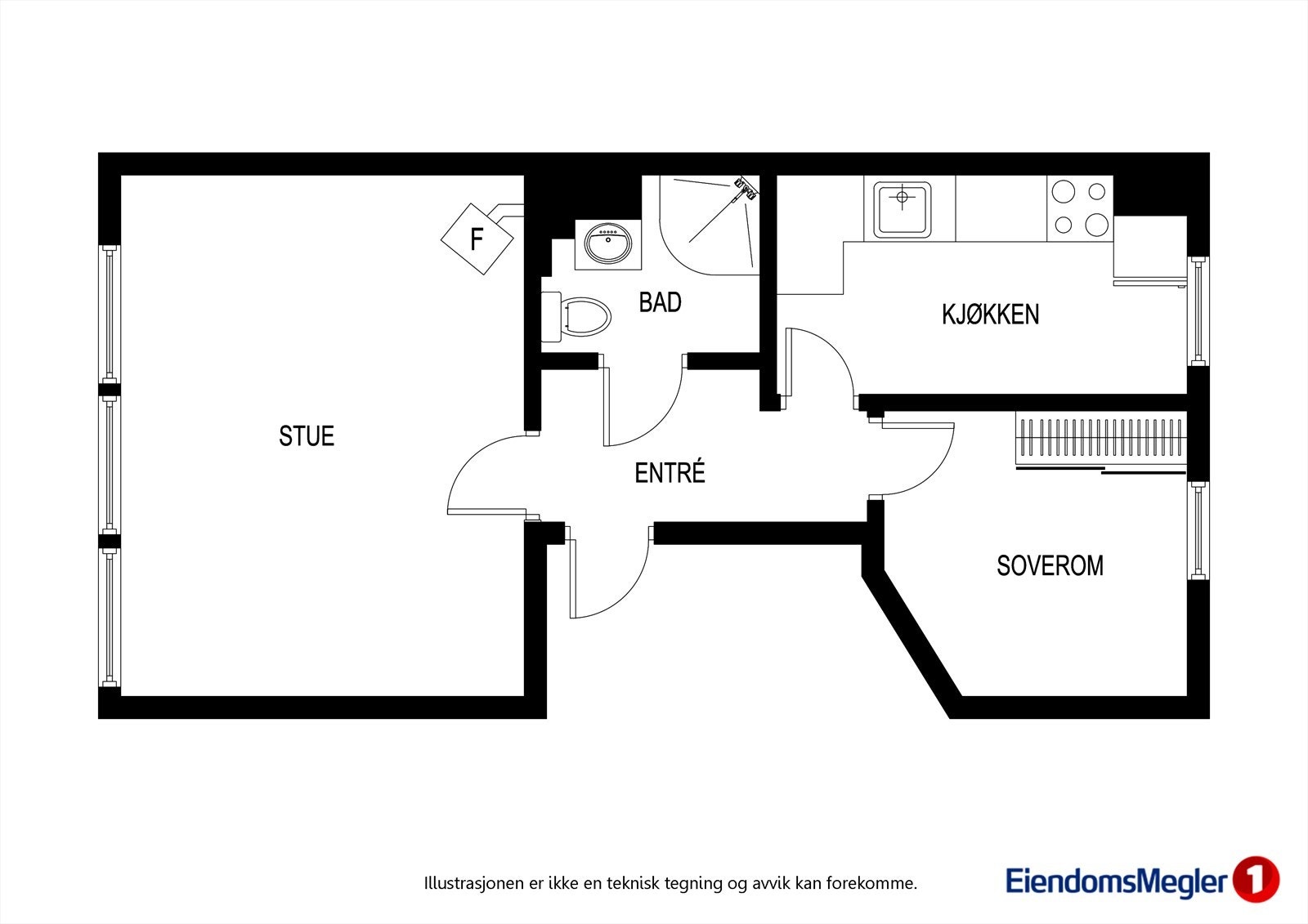 Plantegning Galleribilde