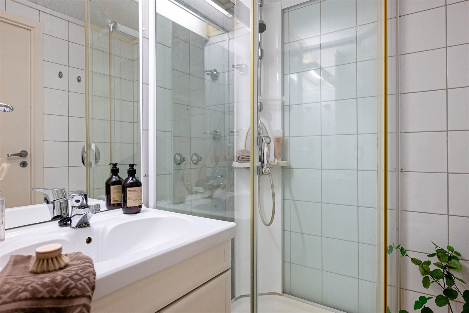 Bad med varmekabler i gulv. Galleribilde