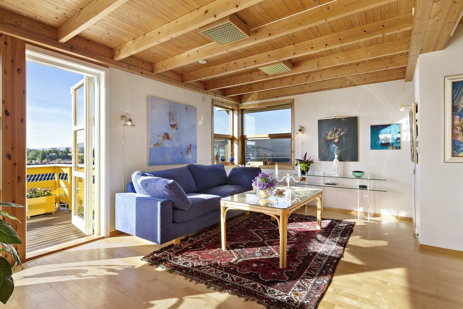 Utvidet tv-stue, var opprinnelig soverom. Galleribilde