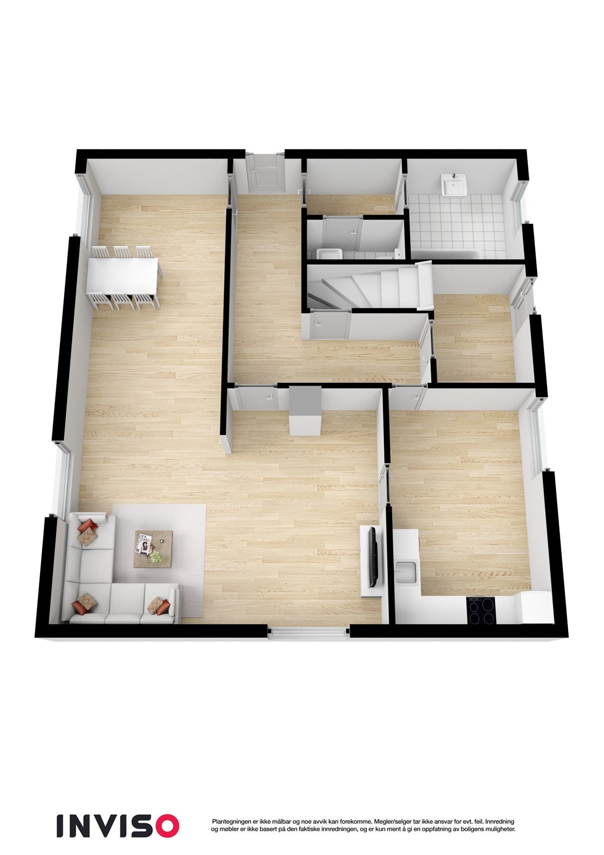 Sidebygningen planløsning 1. etasje Galleribilde