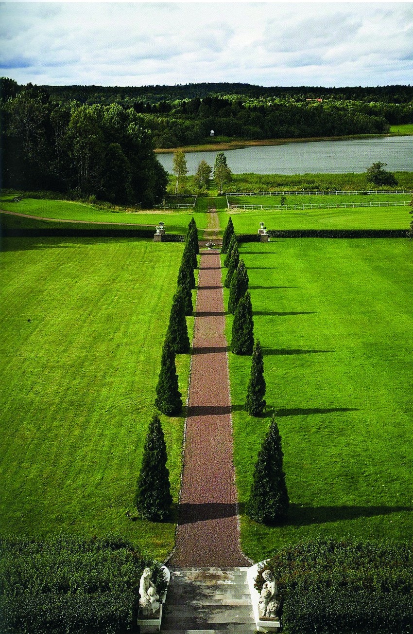 Parkalléen mot Borrevannet og Paviljongen Galleribilde