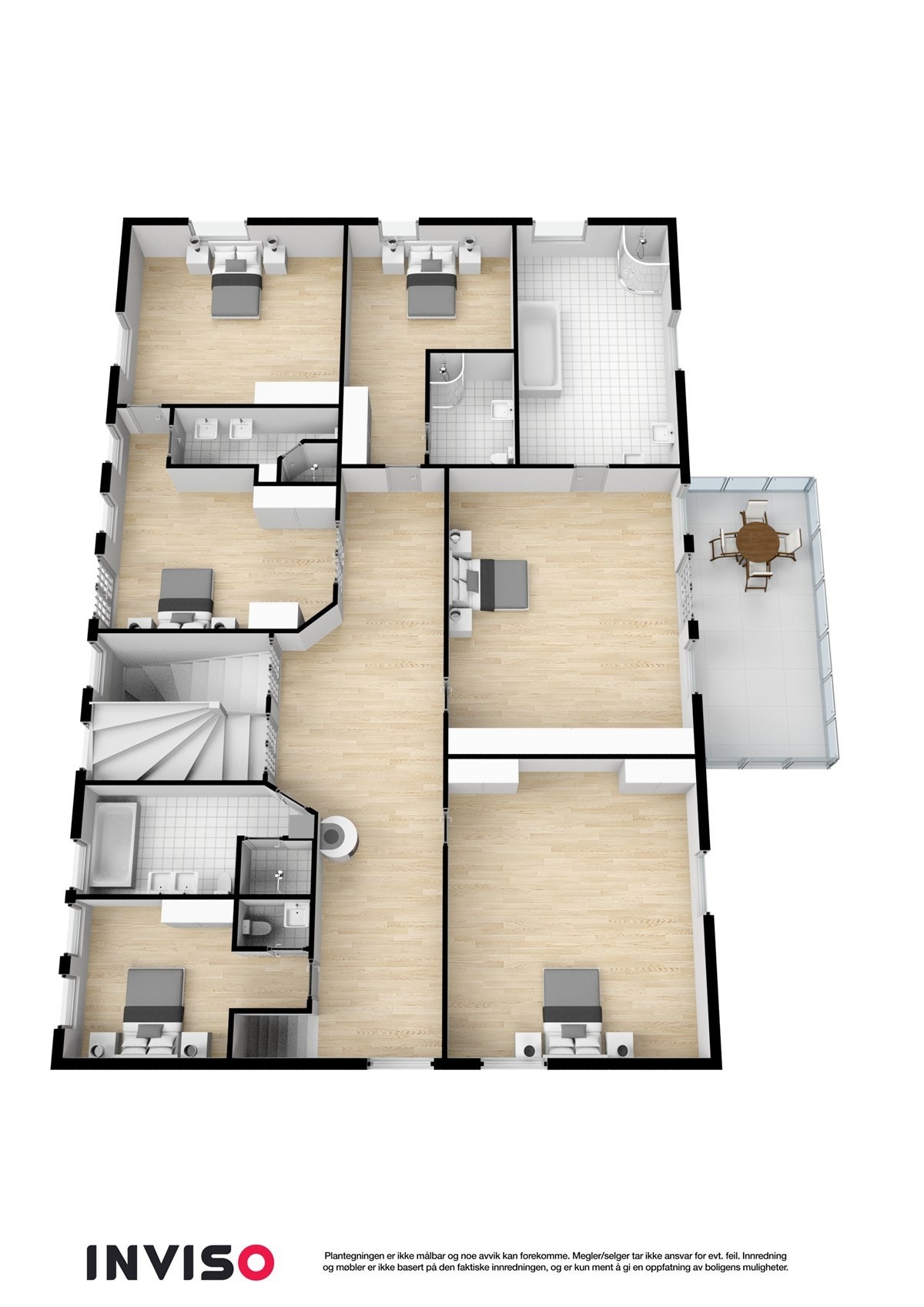 Hovedhuset planløsning 2. etasje Galleribilde