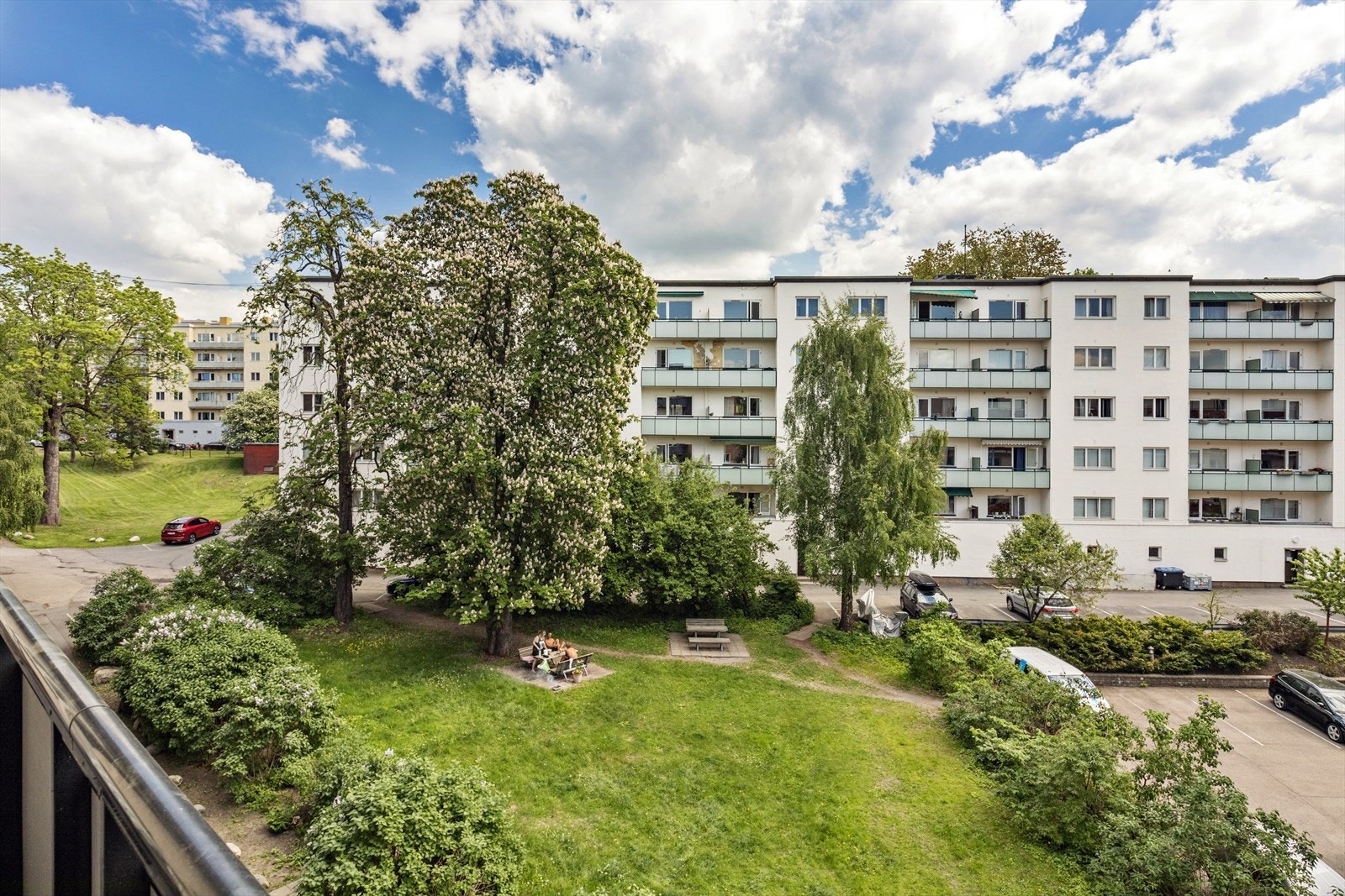 Utsikt fra balkongen. Galleribilde
