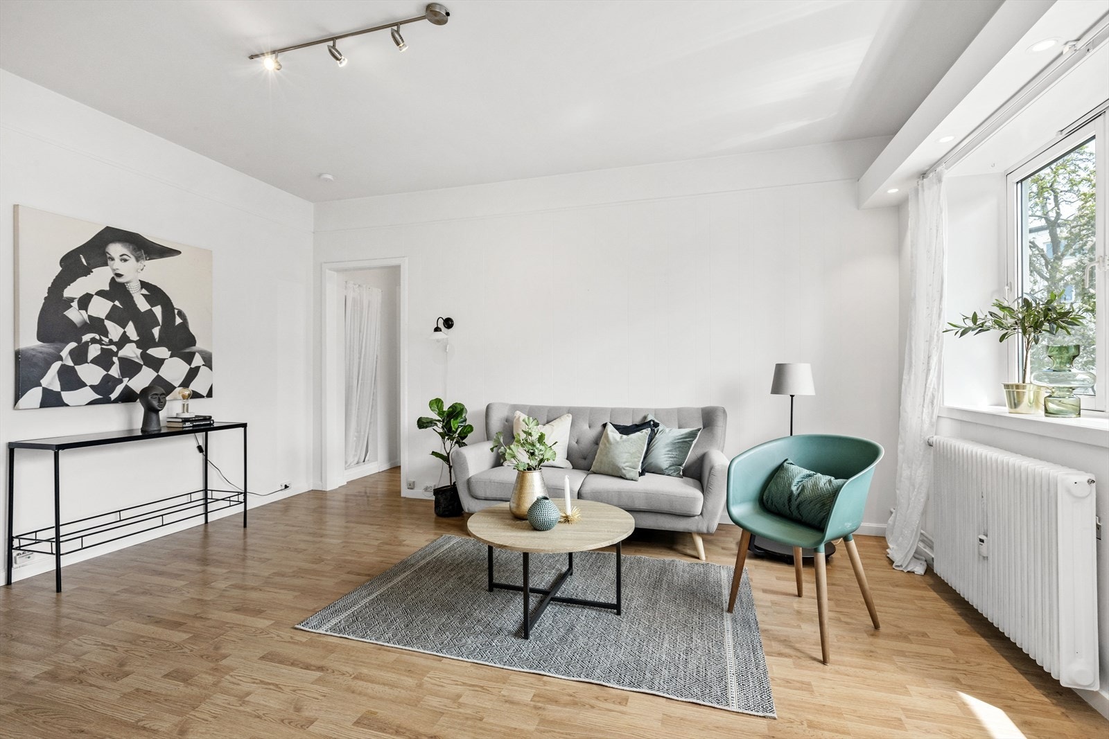 Lys og luftig stue Galleribilde