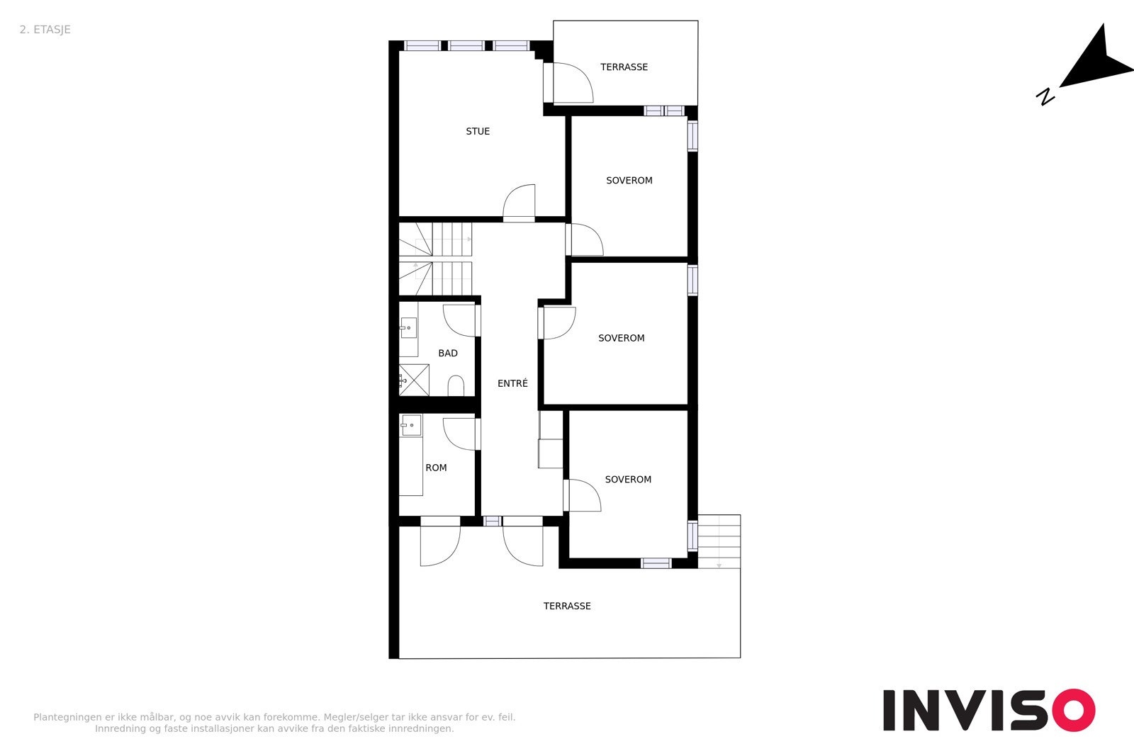 Plantegning første etasje Galleribilde