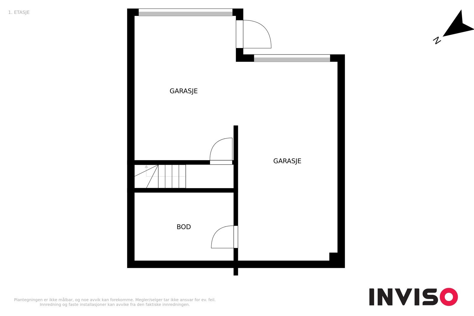 Plantegning garasjeplan Galleribilde