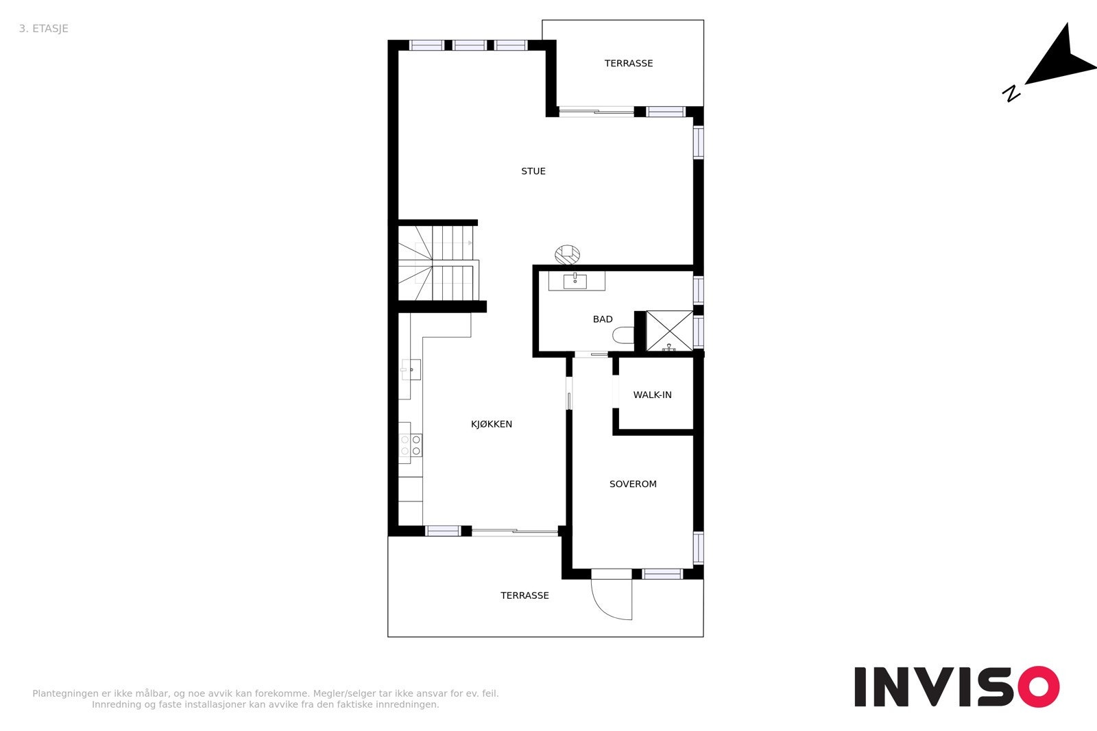 Plantegning andre etasje Galleribilde