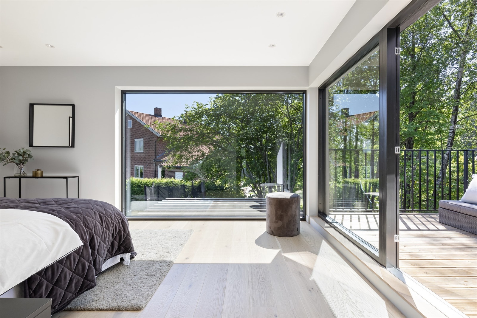 Stort master bedroom. Bilder fra Sykehusveien 6D. Galleribilde
