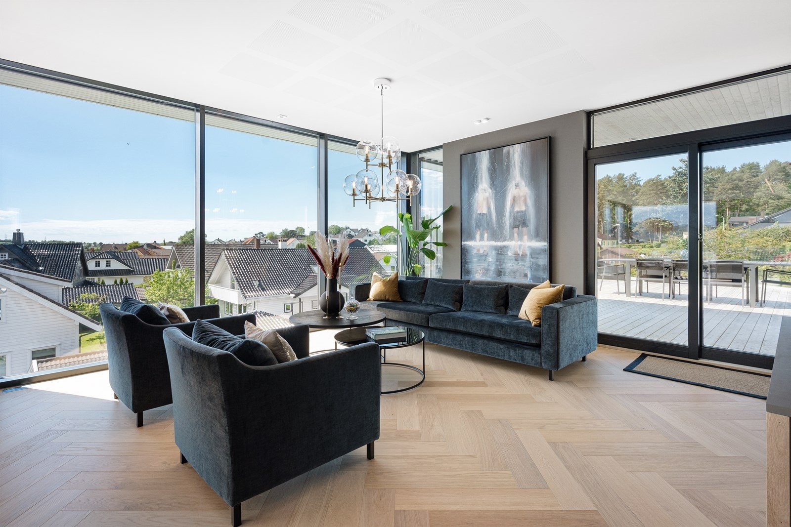 Utgang til overbygget terrasse Galleribilde