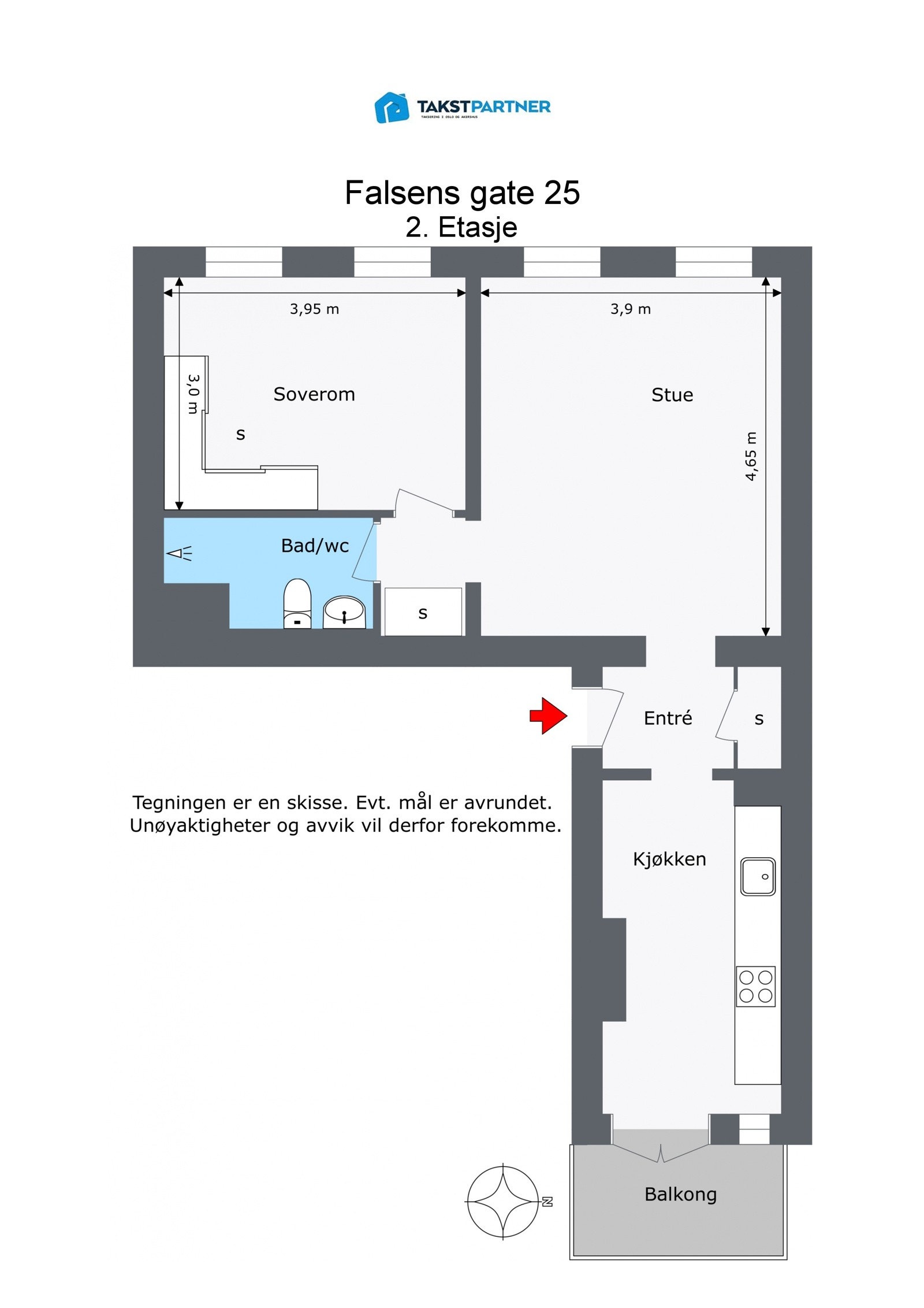 Planskisse. Galleribilde