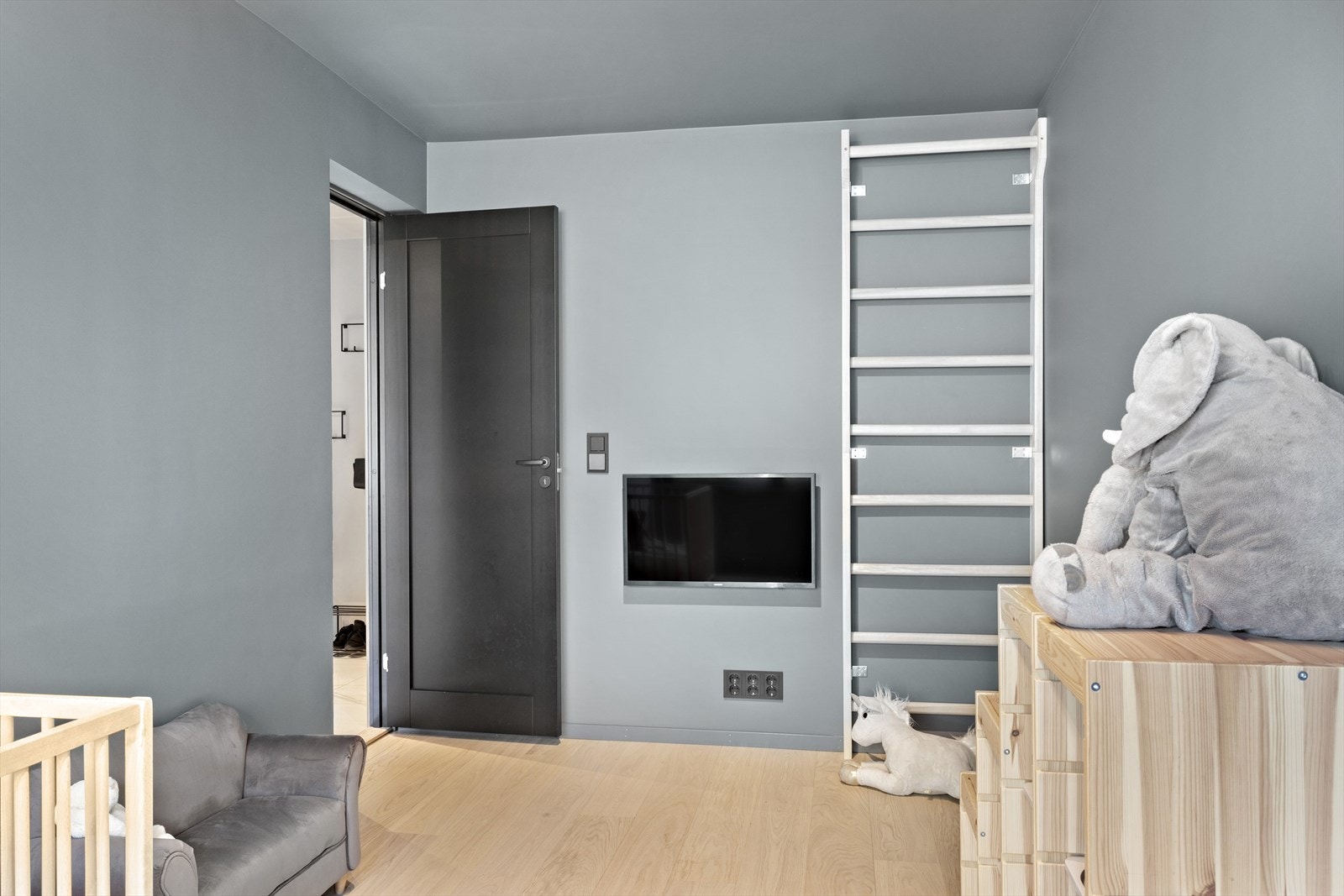 Alle soverommene har plass til seng og garderobe. Galleribilde