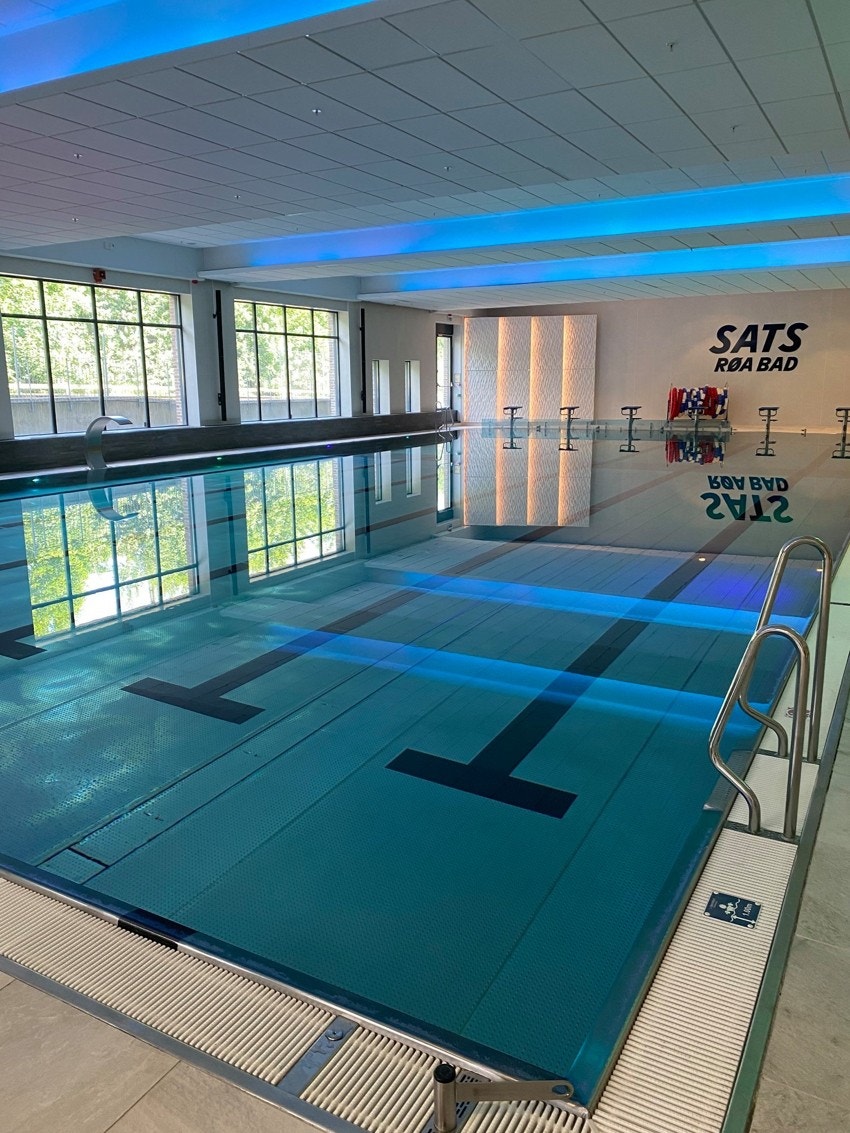 Røa finner du også Sats Røa Bad med svømmebasseng, treningssenter og egen velværeavdeling. Galleribilde