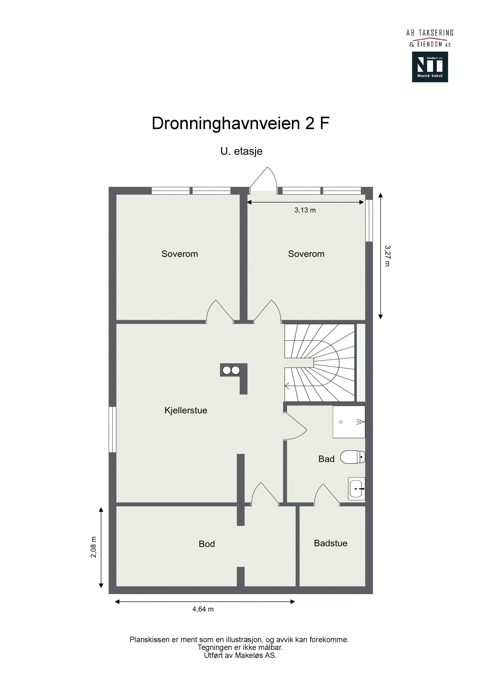 Sokkeletasje Galleribilde