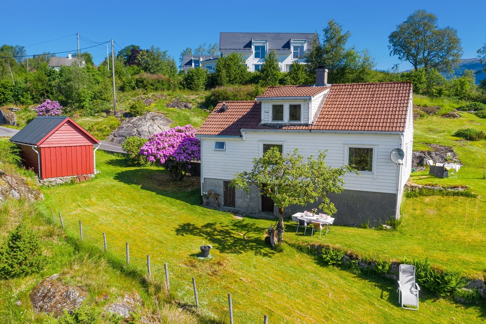Sjarmerende enebolig som også passer ypperlig som fritidsbolig. Galleribilde