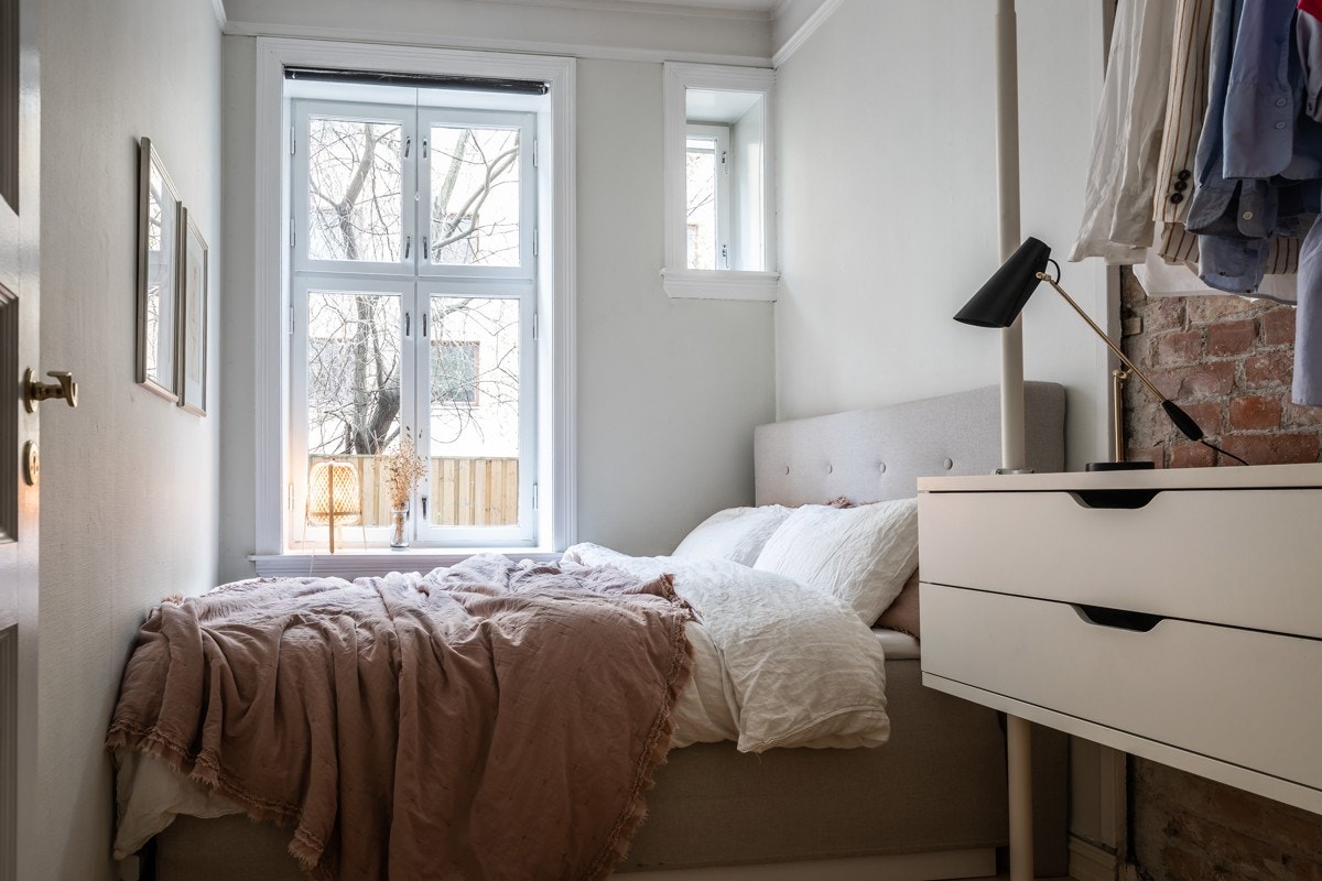 Leilighetens hovedsoverom er av god størrelse. Galleribilde